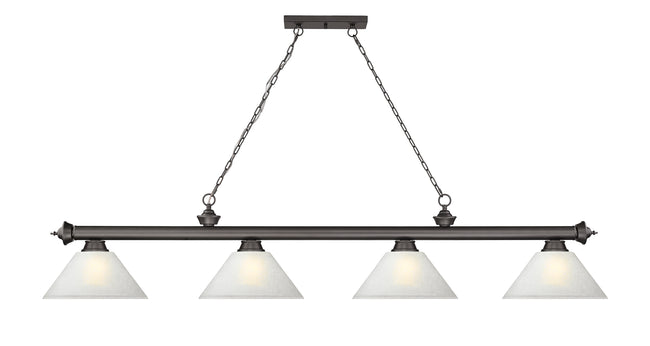 2306-4BRZ-AWL14 - Cordon 4 Light 81" Billiard - Bronze