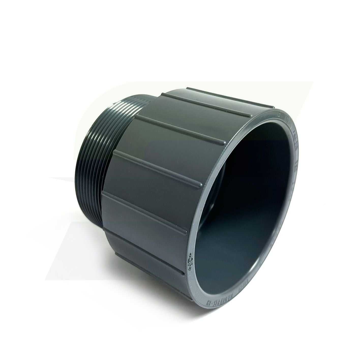 836-040 - 4" Schedule 80 PVC  Male Adapter - Socket x NPT Male