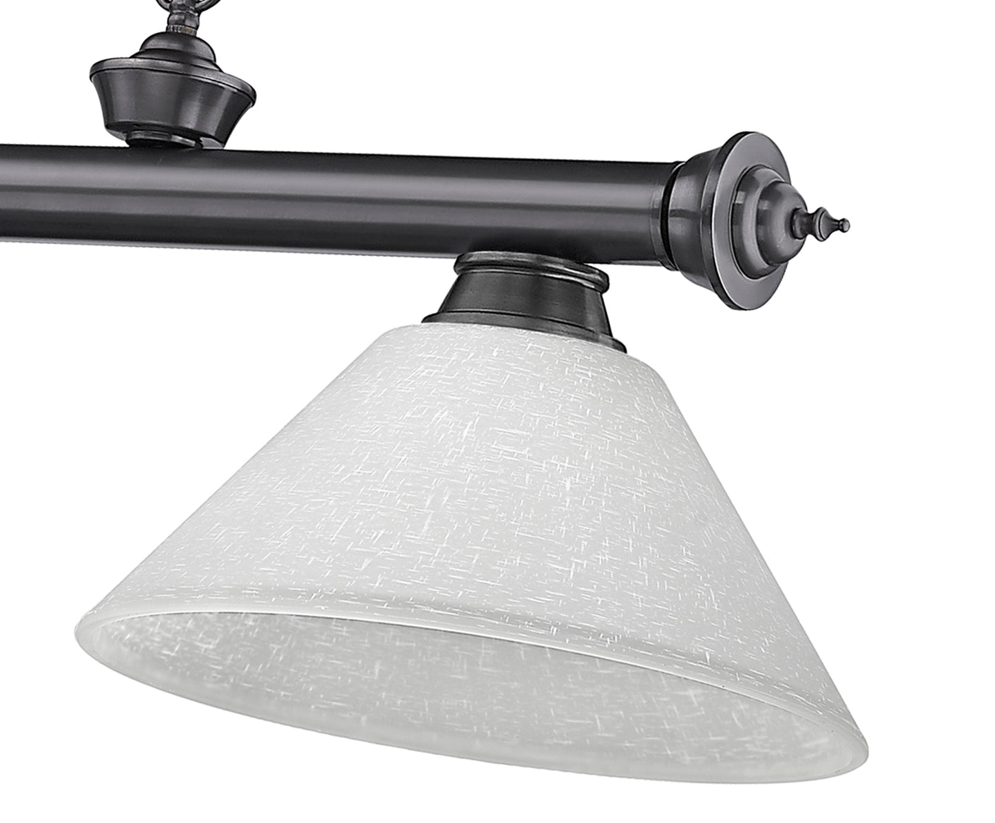 2306-3BP-AWL14 - Cordon 3 Light 57" Billiard - Bronze Plate