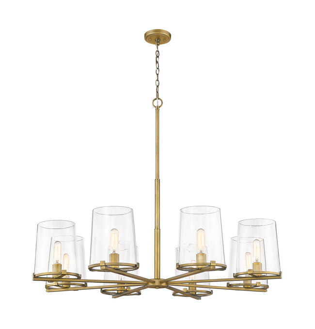 3032-8RB - Callista 8 Light 44" Chandelier - Rubbed Brass