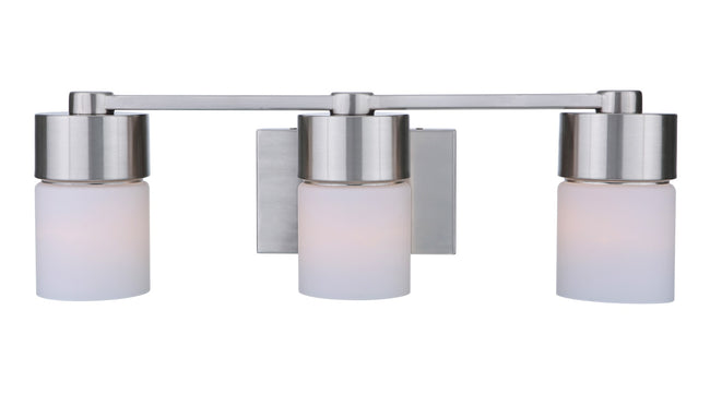 12322BNK3 - District 3 Light 22" Wide Vanity Light - Brushed Nickel