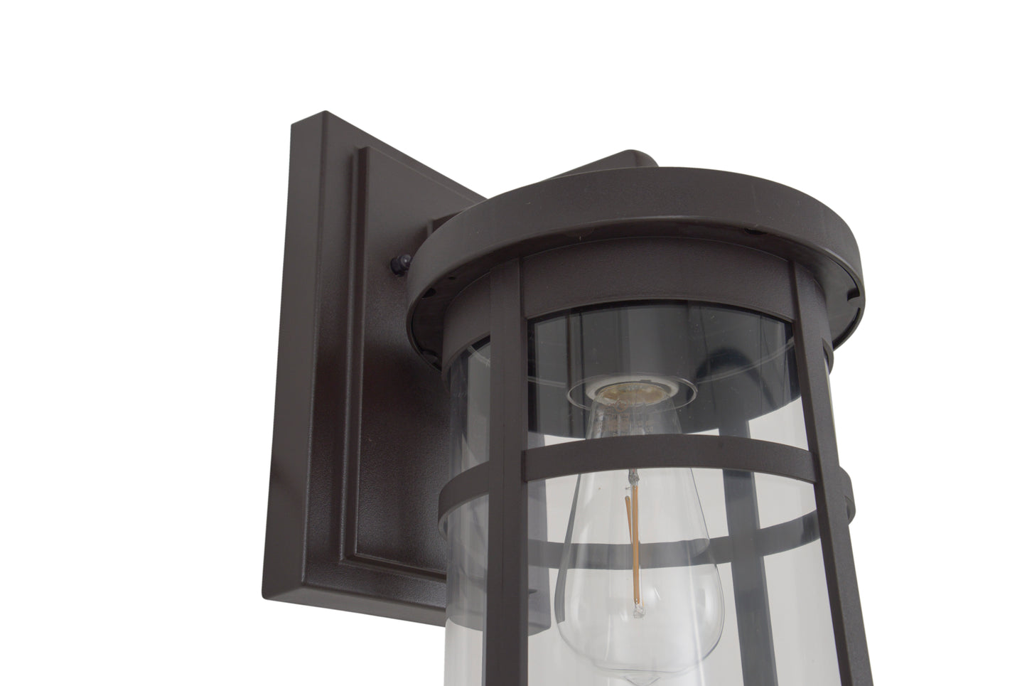 ZA2314-BZ-C - Resilience Lanterns 1 Light 15" High Outdoor Wall Lantern - Bronze