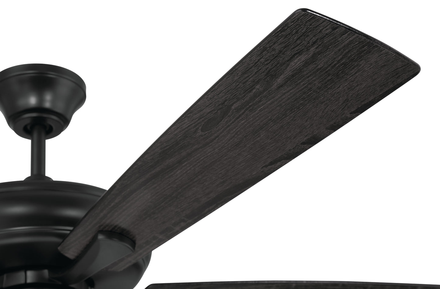 ECF104FB5-FBGW - Eos Clear 4 Light 52" 5 Blade Ceiling Fan with Light Kit - Flat Black