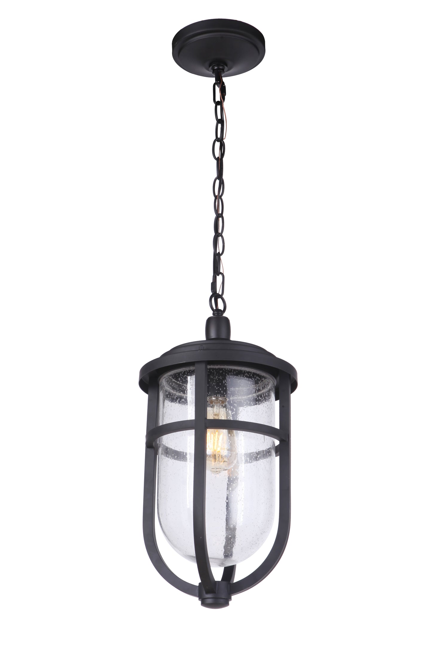 ZA4721-MN - Voyage 1 Light 9.5" Wide Outdoor Pendant - Midnight