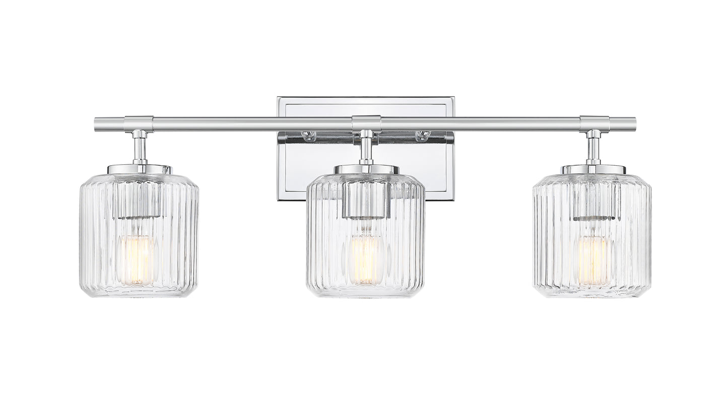 7515-3V-CH - Landon 3 Light 24" Vanity - Chrome