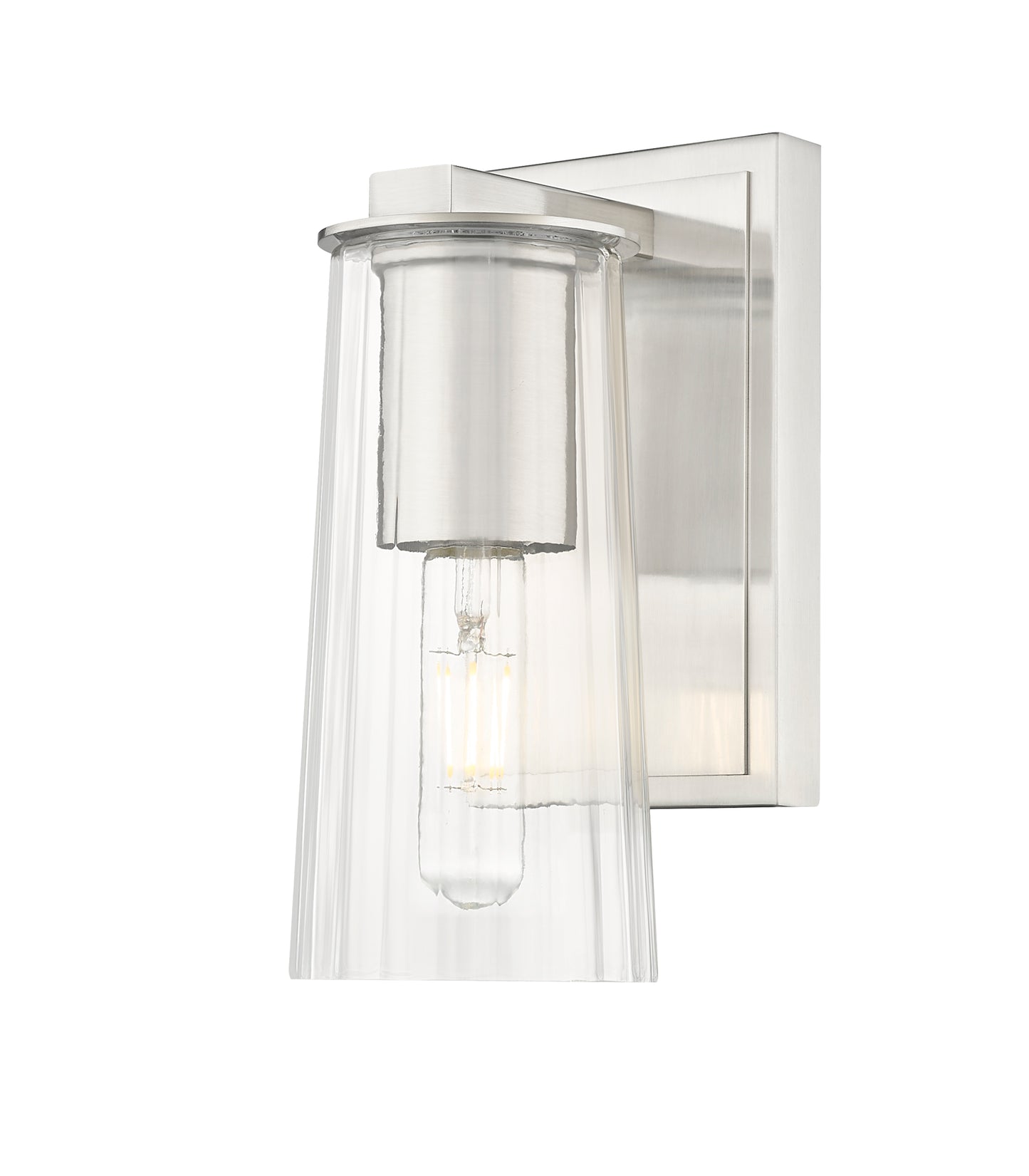 826-1S-BN - Titus 1 Light Wall 10" Sconce - Brushed Nickel