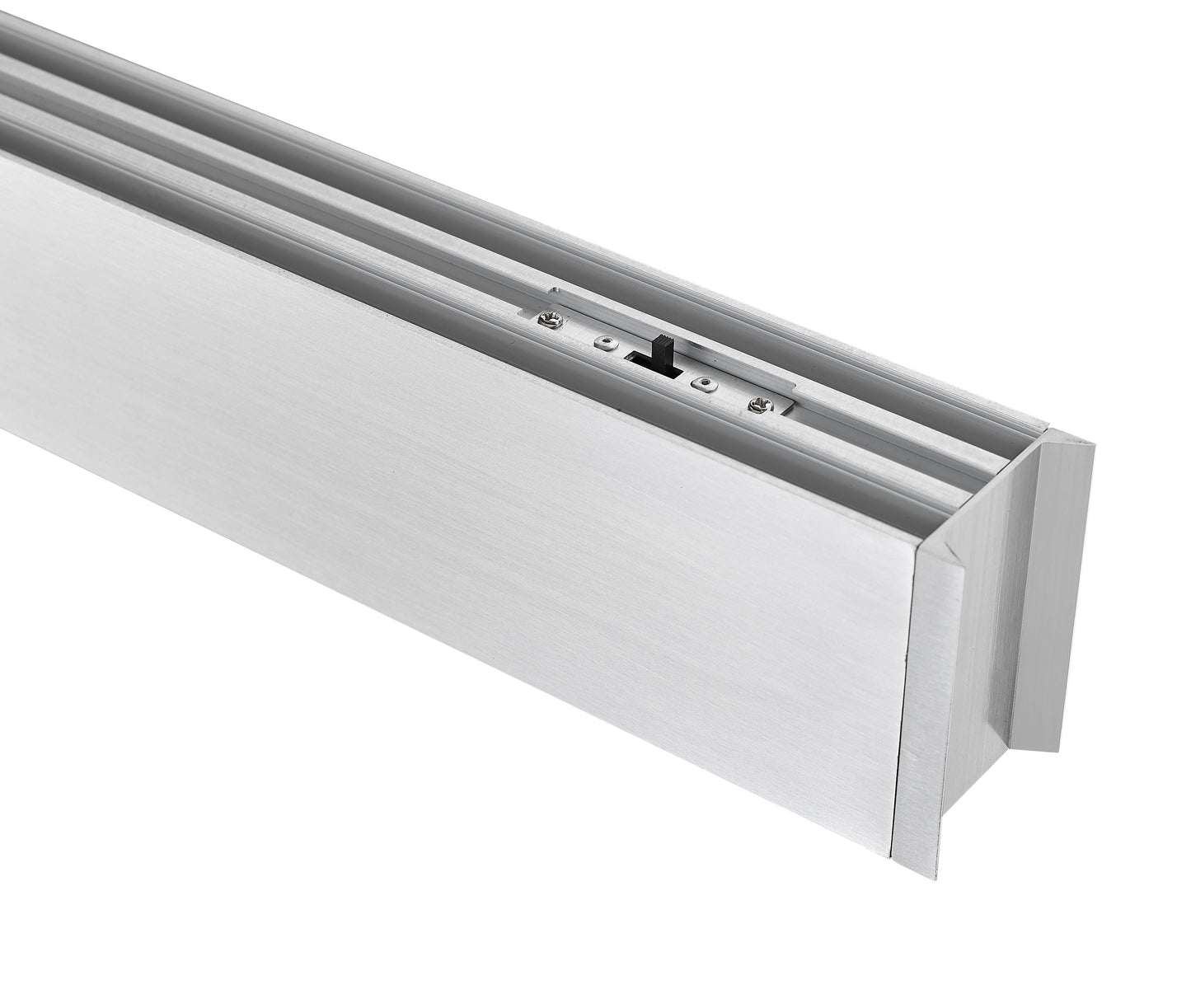 1016-45L-BN-LED - Hudson 1 Light Linear 45" Chandelier - Brushed Nickel
