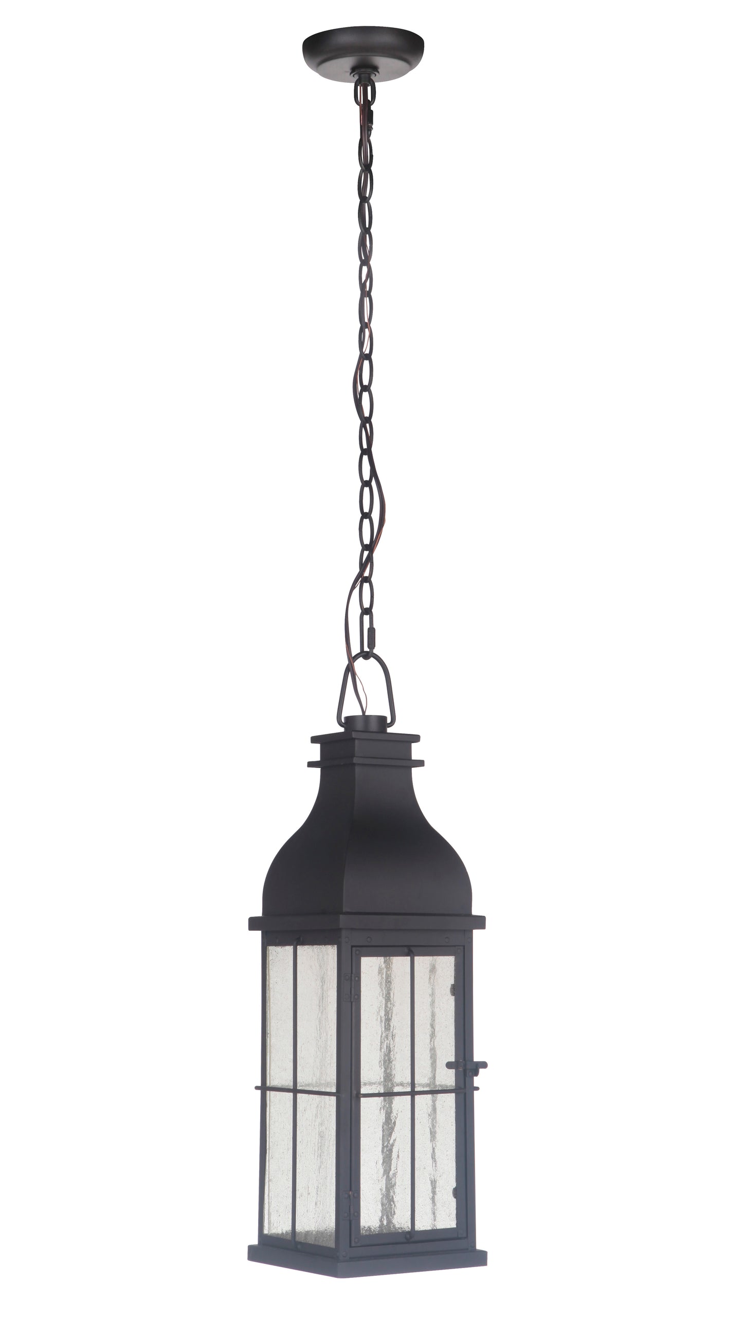 ZA1811-MN-LED - Vincent 1 Light 7" Wide Outdoor Pendant - Midnight