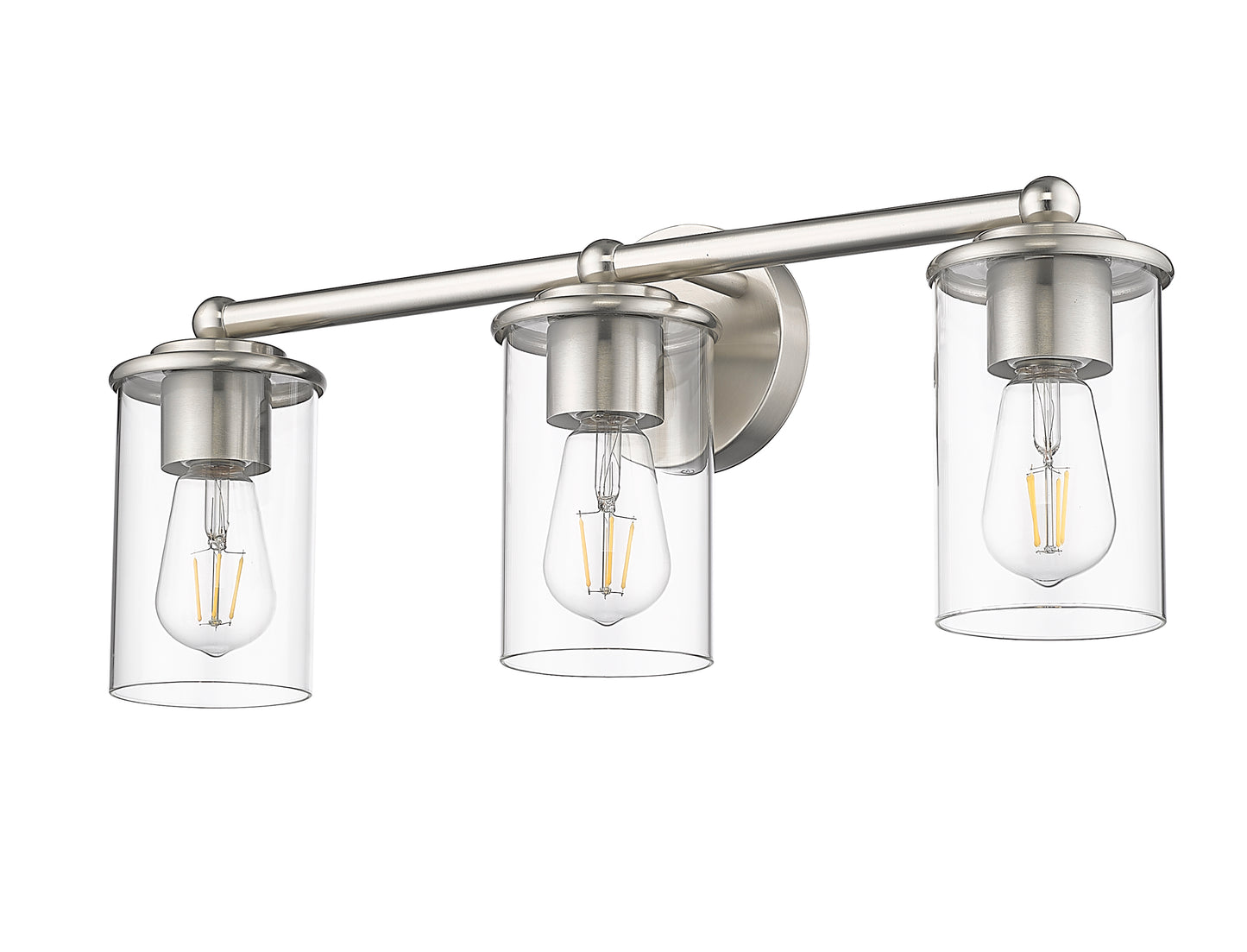 742-3V-BN - Thayer 3 Light 22" Vanity - Brushed Nickel