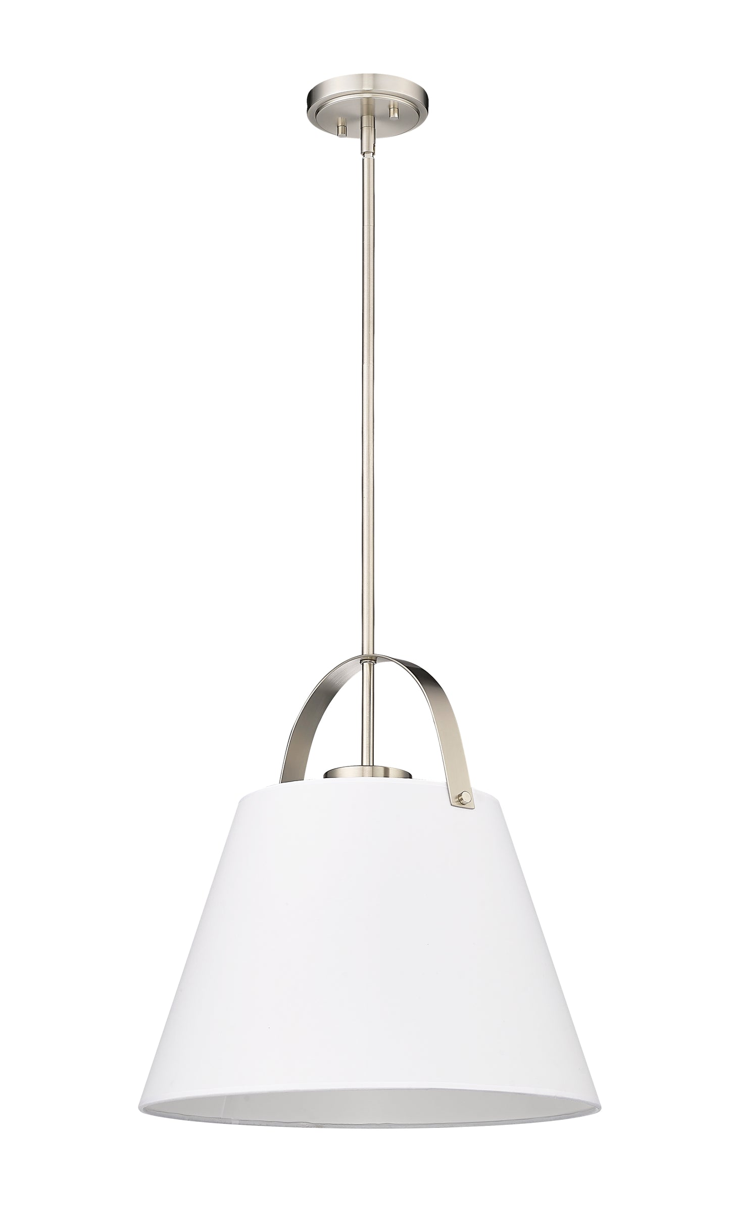 743P18-BN - Z-Studio 1 Light 18" Pendant - Brushed Nickel