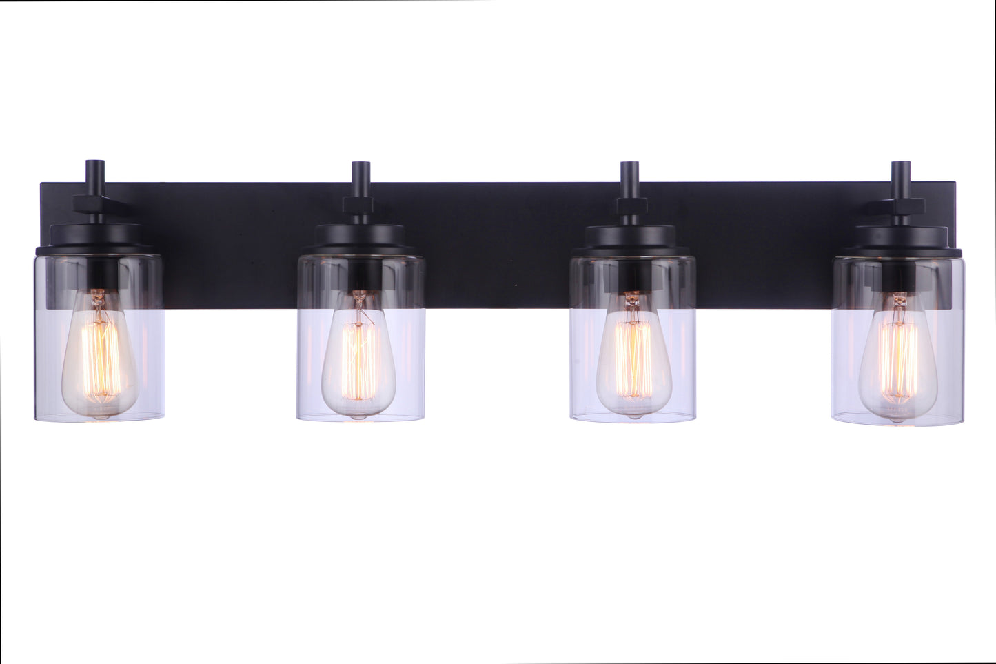 17432FB4 - Reeves 4 Light 32" Wide Vanity Light - Flat Black