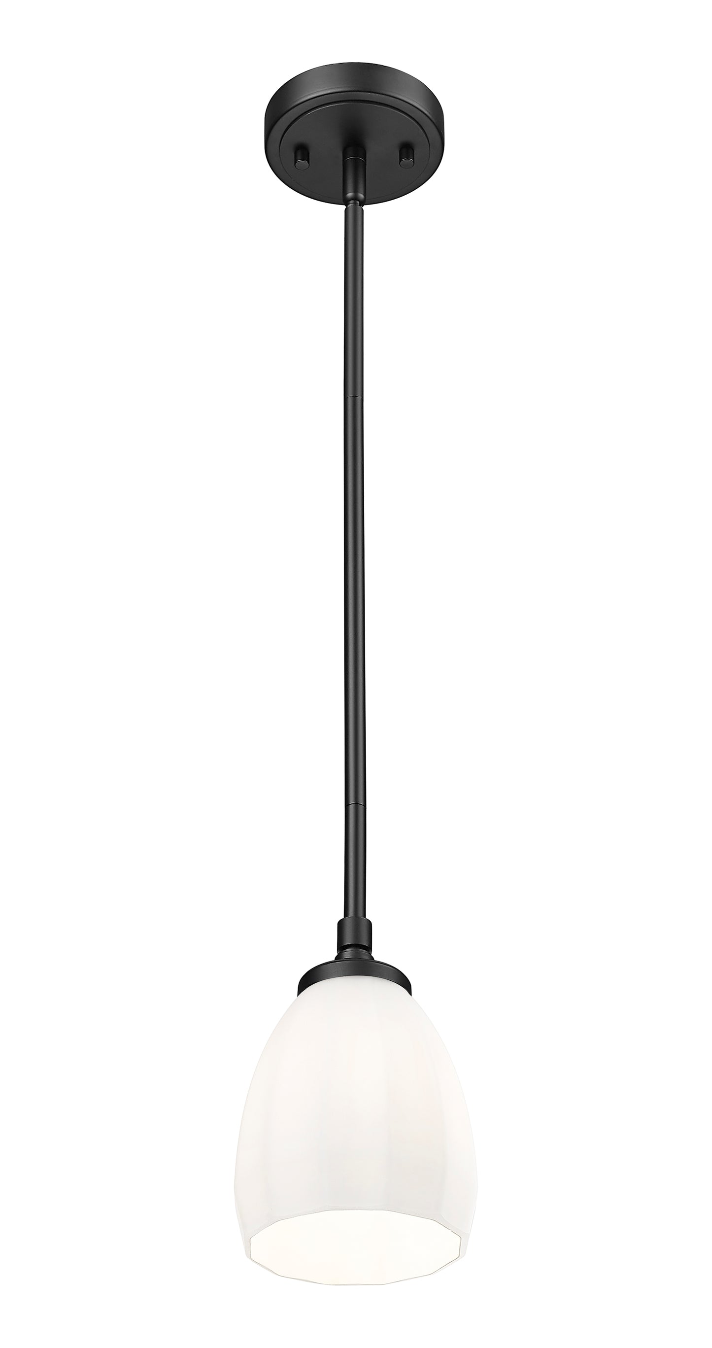 7004P5-MB - Oren 1 Light 6" Pendant - Matte Black