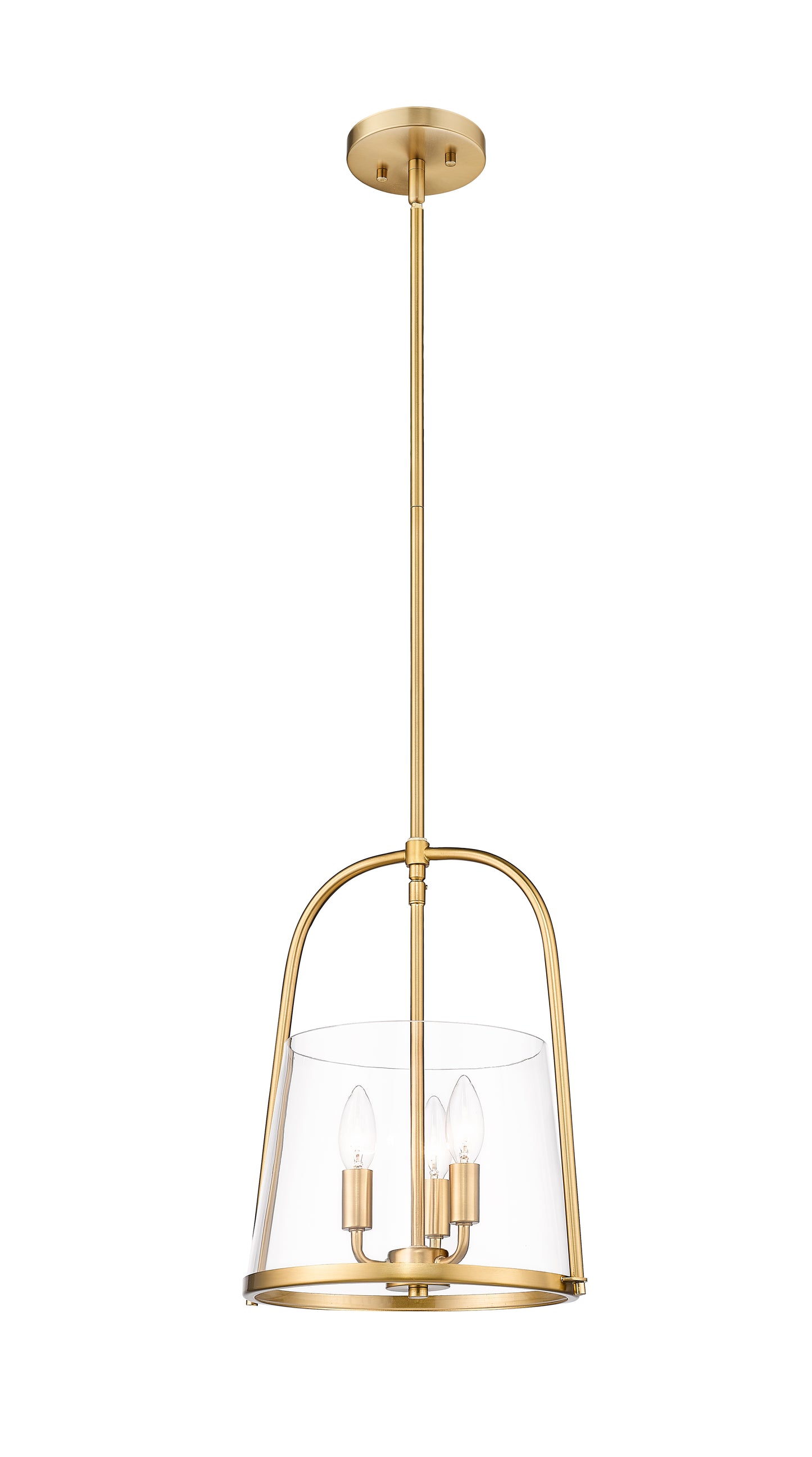 3041P12-MGLD - Archis 3 Light 12" Pendant - Modern Gold