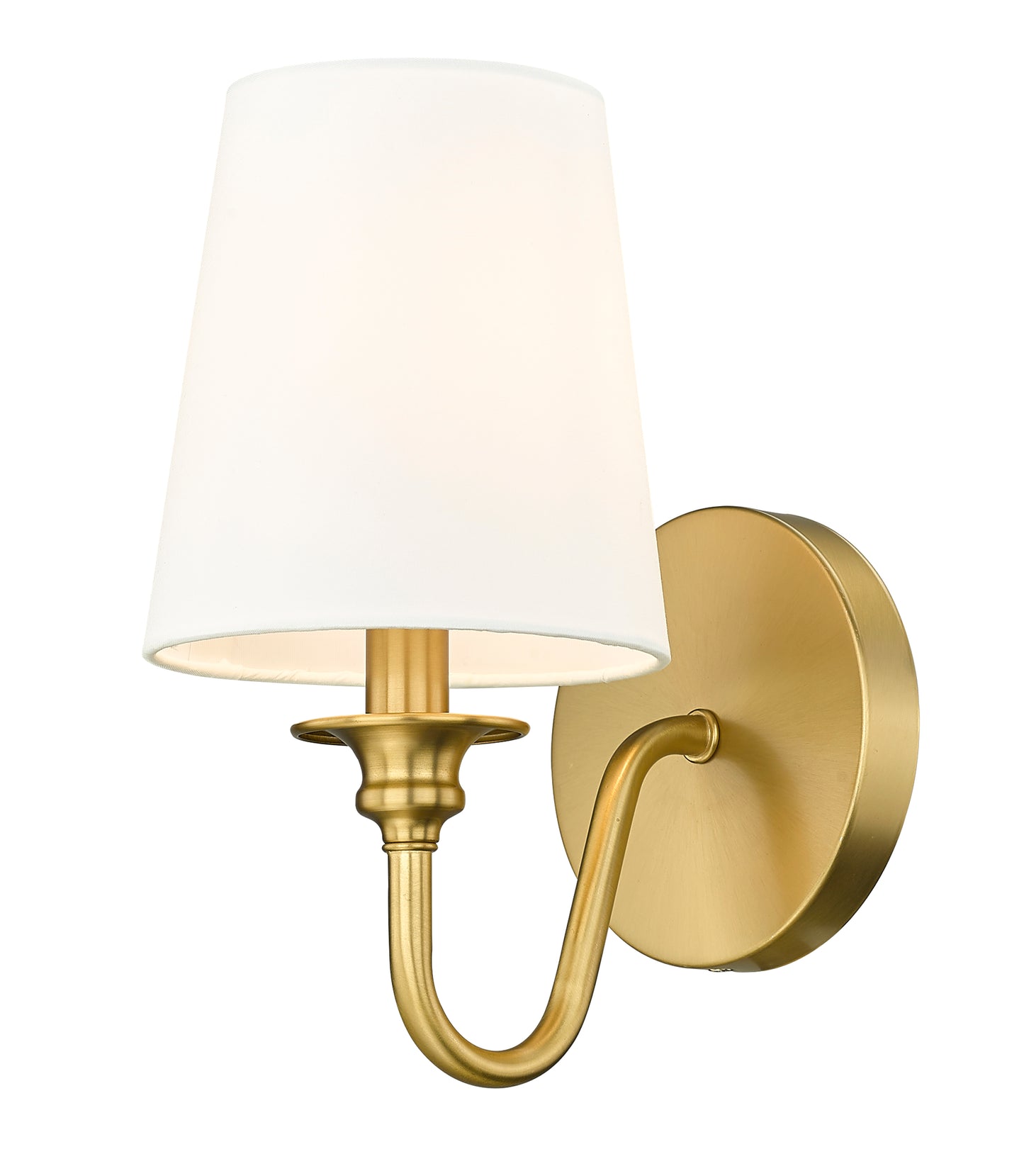 7509-1S-MGLD - Gianna 1 Light Wall 10" Sconce - Modern Gold