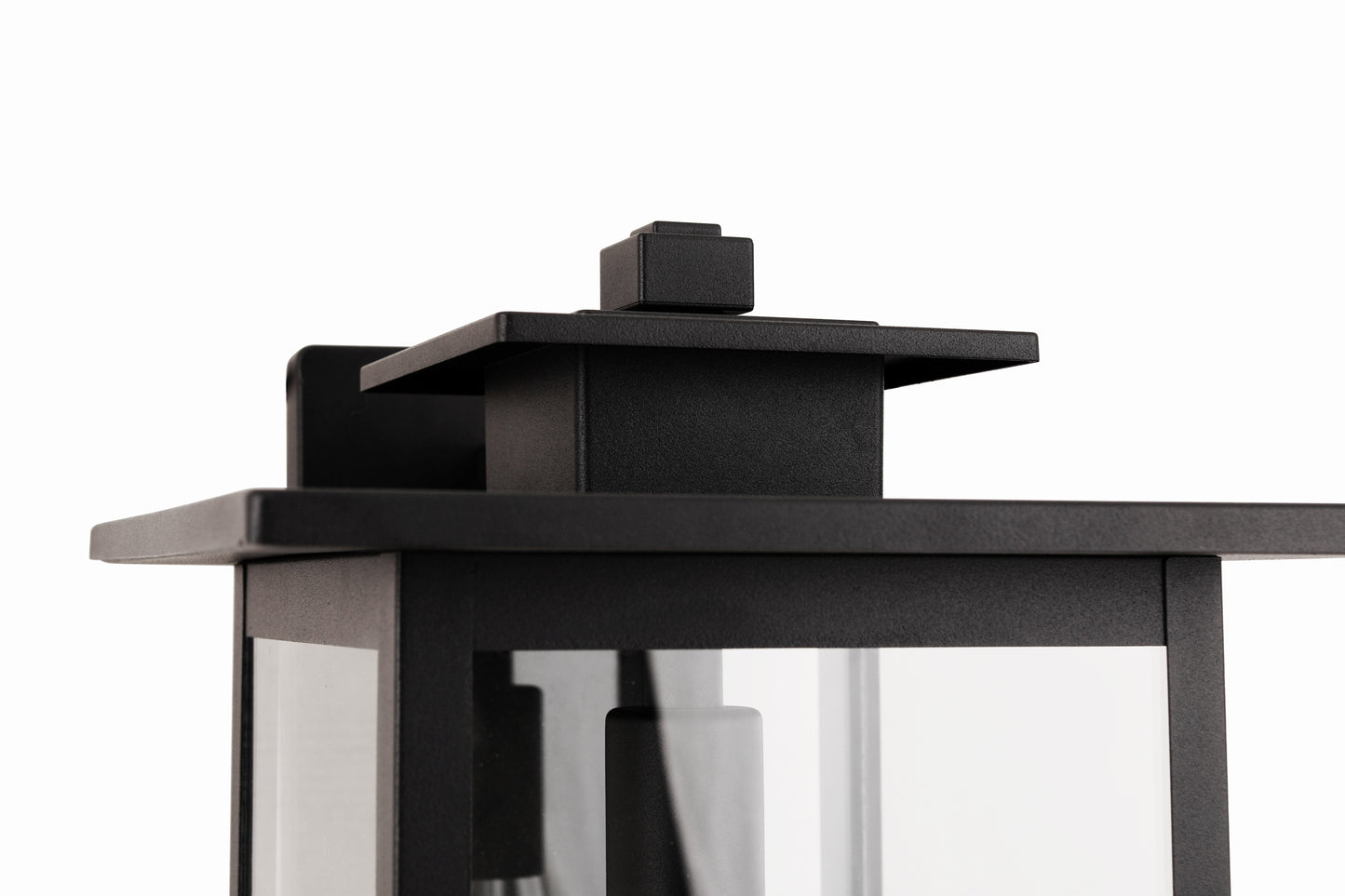 ZA7024-TB - Rock Creek 1 Light 15" High Outdoor Wall Lantern - Textured Black