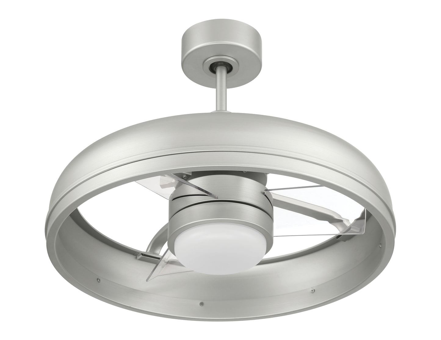 TYL24PN3 - Taylor Indoor/Outdoor 20" 3 Blade Indoor Outdoor Ceiling Fan with Light Kit - Painted Nickel