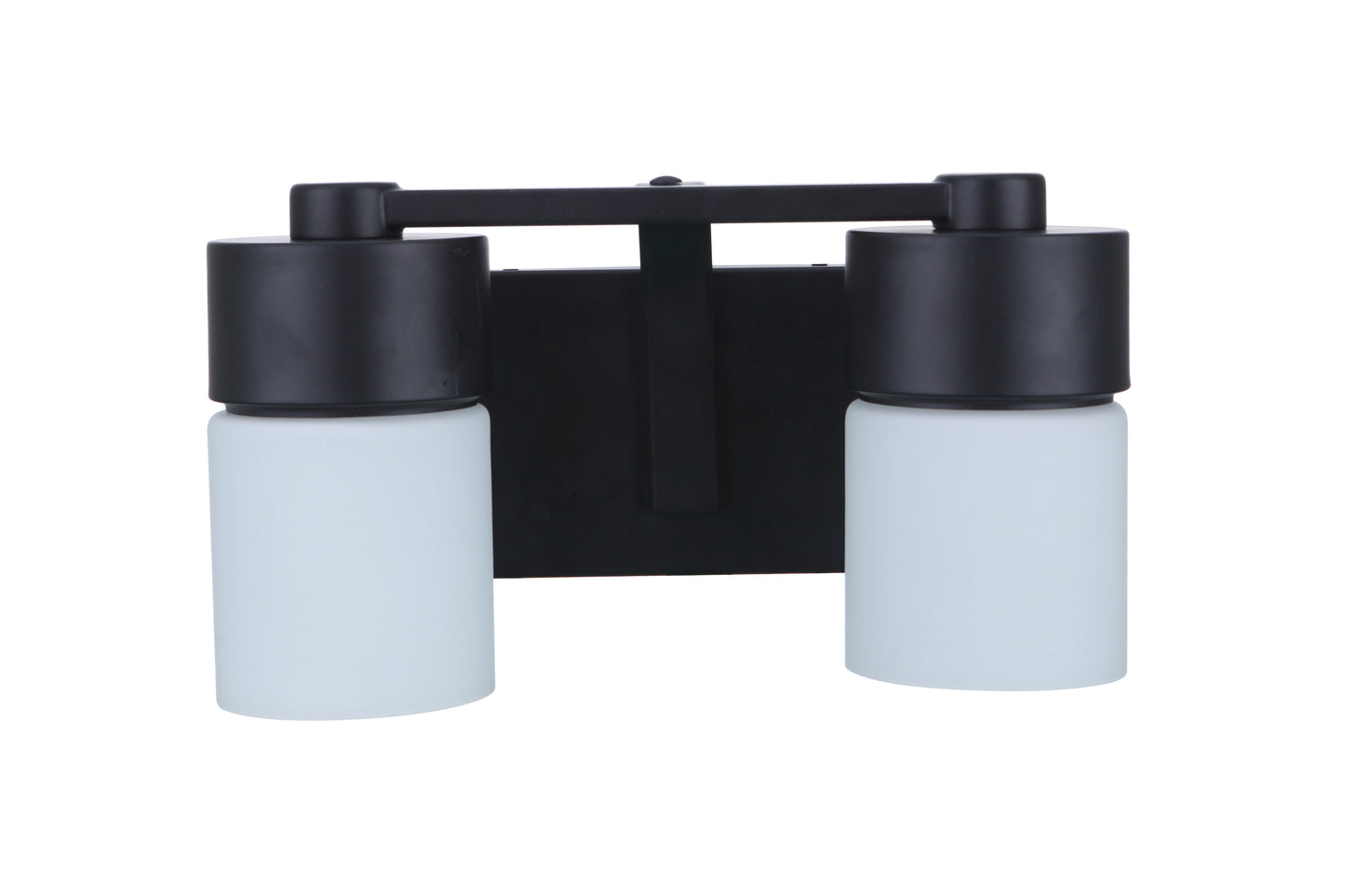 12314FB2 - District 2 Light 13.5" Wide Vanity Light - Flat Black