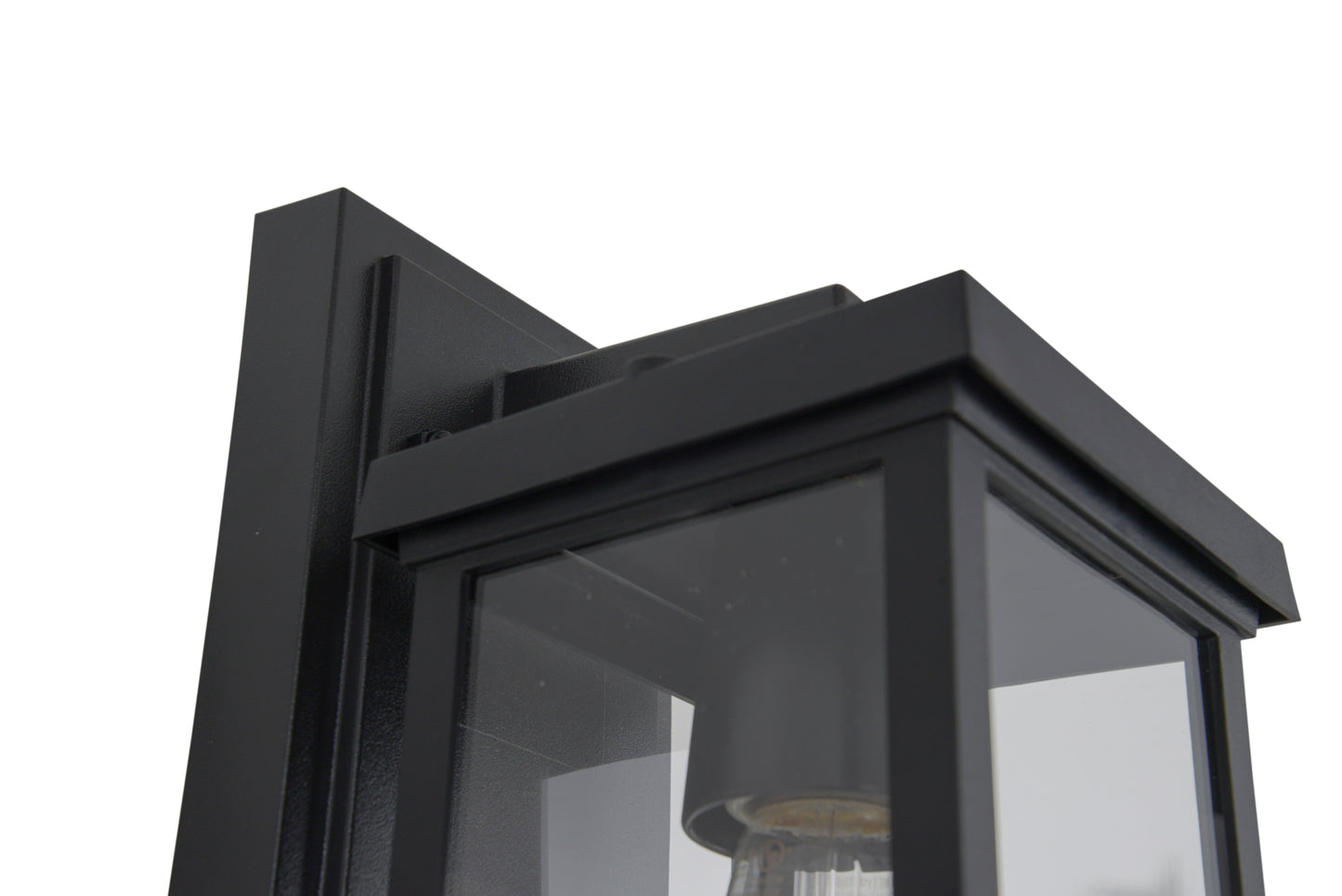 ZA2404-TB-C - Resilience Lanterns 1 Light 11.38" High Outdoor Wall Lantern - Textured Black