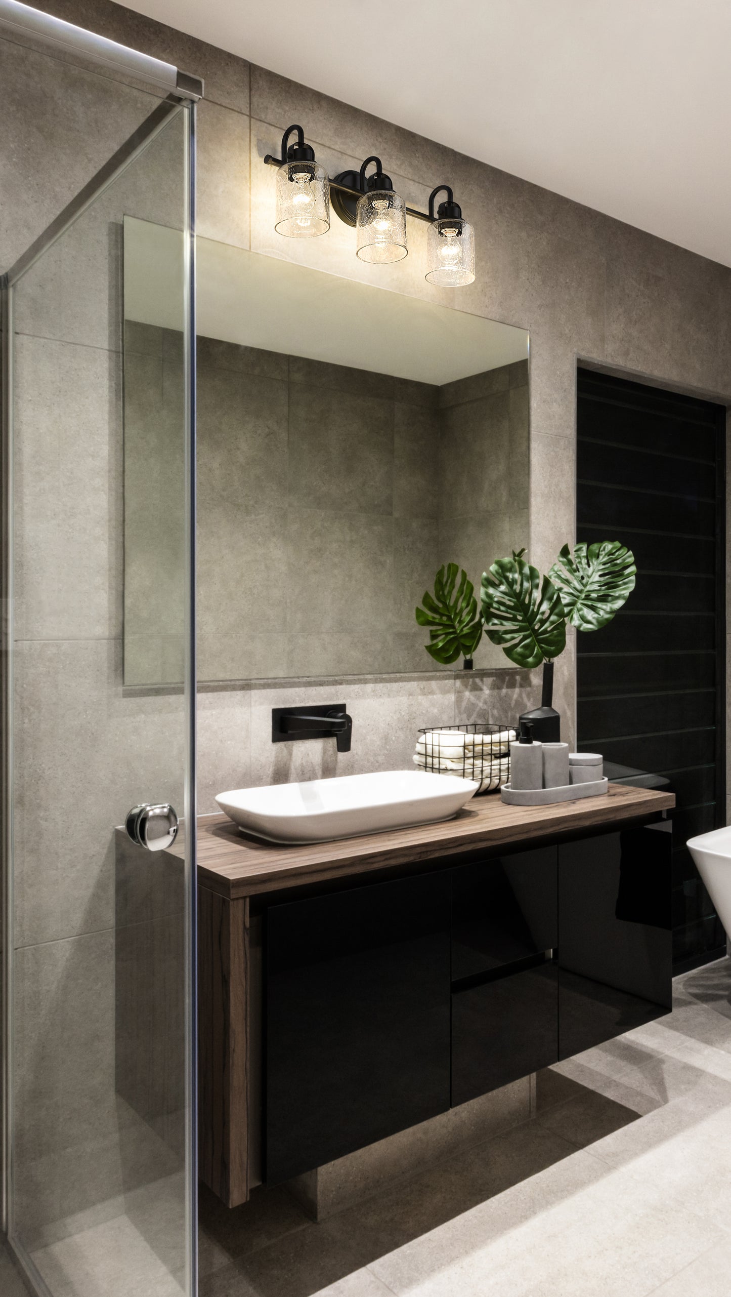 340-3V-MB - Kinsley 3 Light 22" Vanity - Matte Black