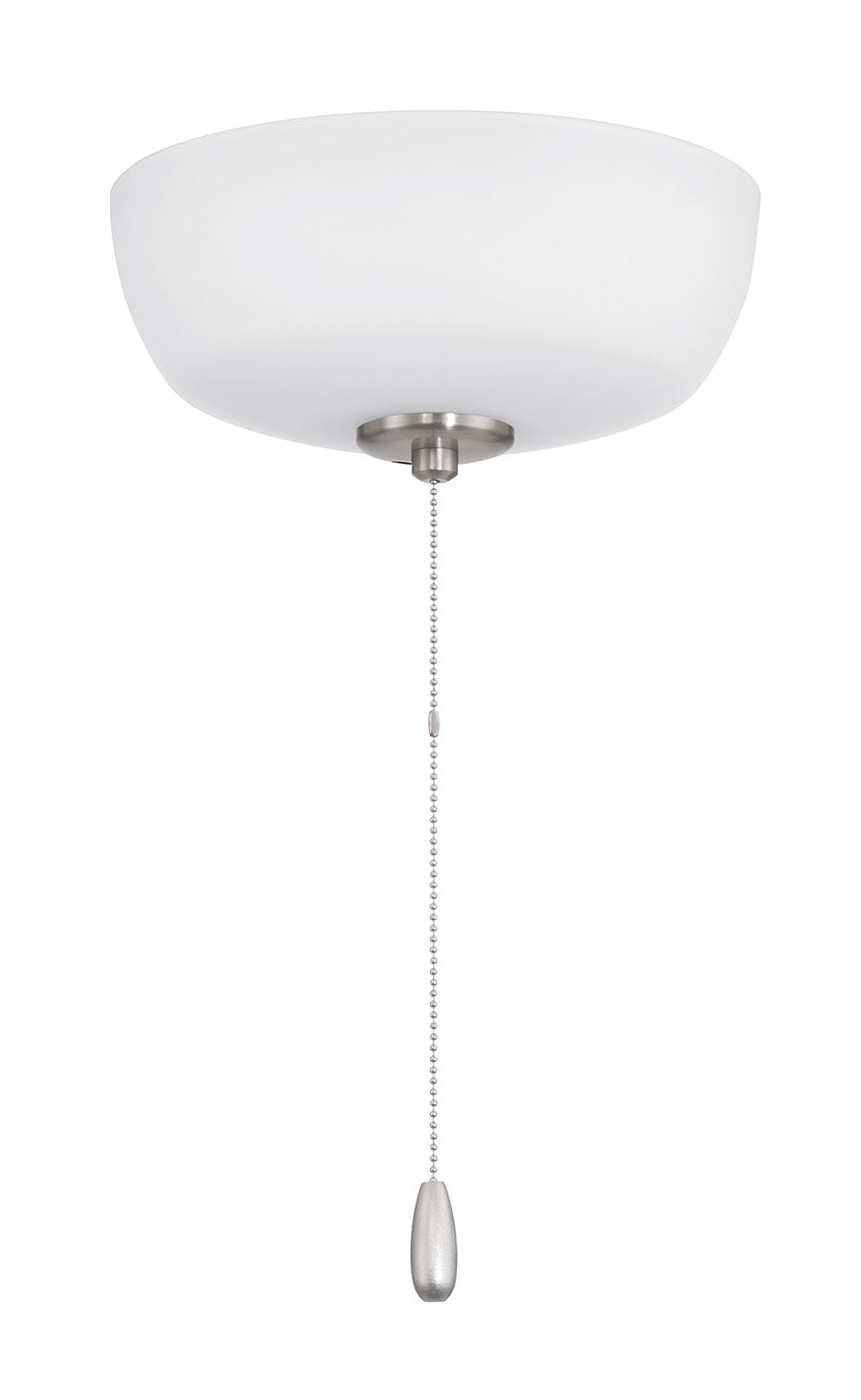 LK2601-2LWF-BNK - 2 Light Bowl Light Kit in Brushed Polished Nickel (White Frost Glass)