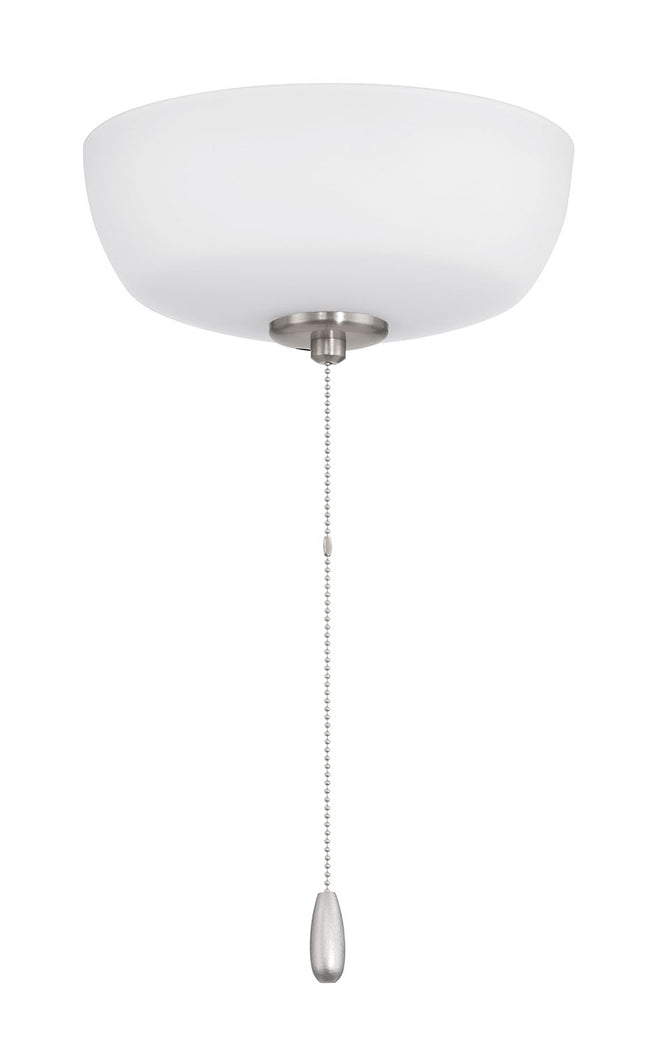 LK2601-2LWF-BNK - 2 Light Bowl Light Kit in Brushed Polished Nickel (White Frost Glass)