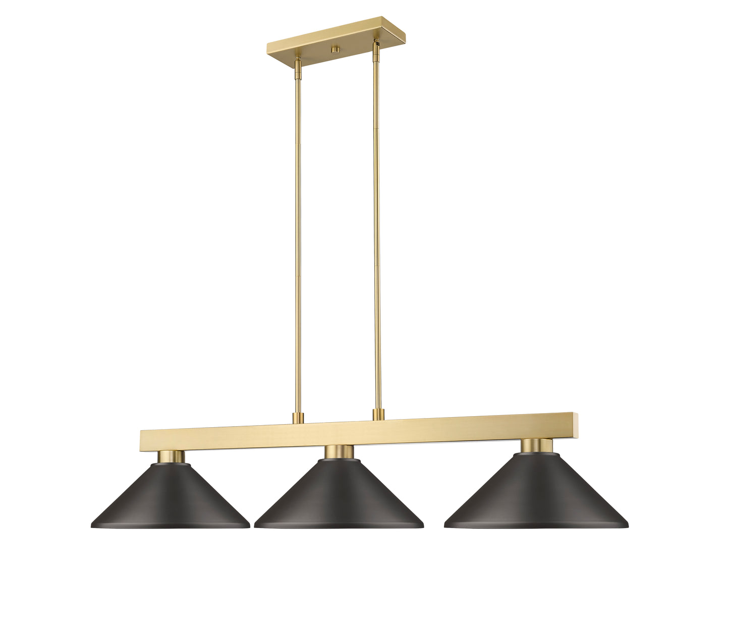 152MGLD-MBRZ - Cobalt 3 Light 50" Billiard - Modern Gold