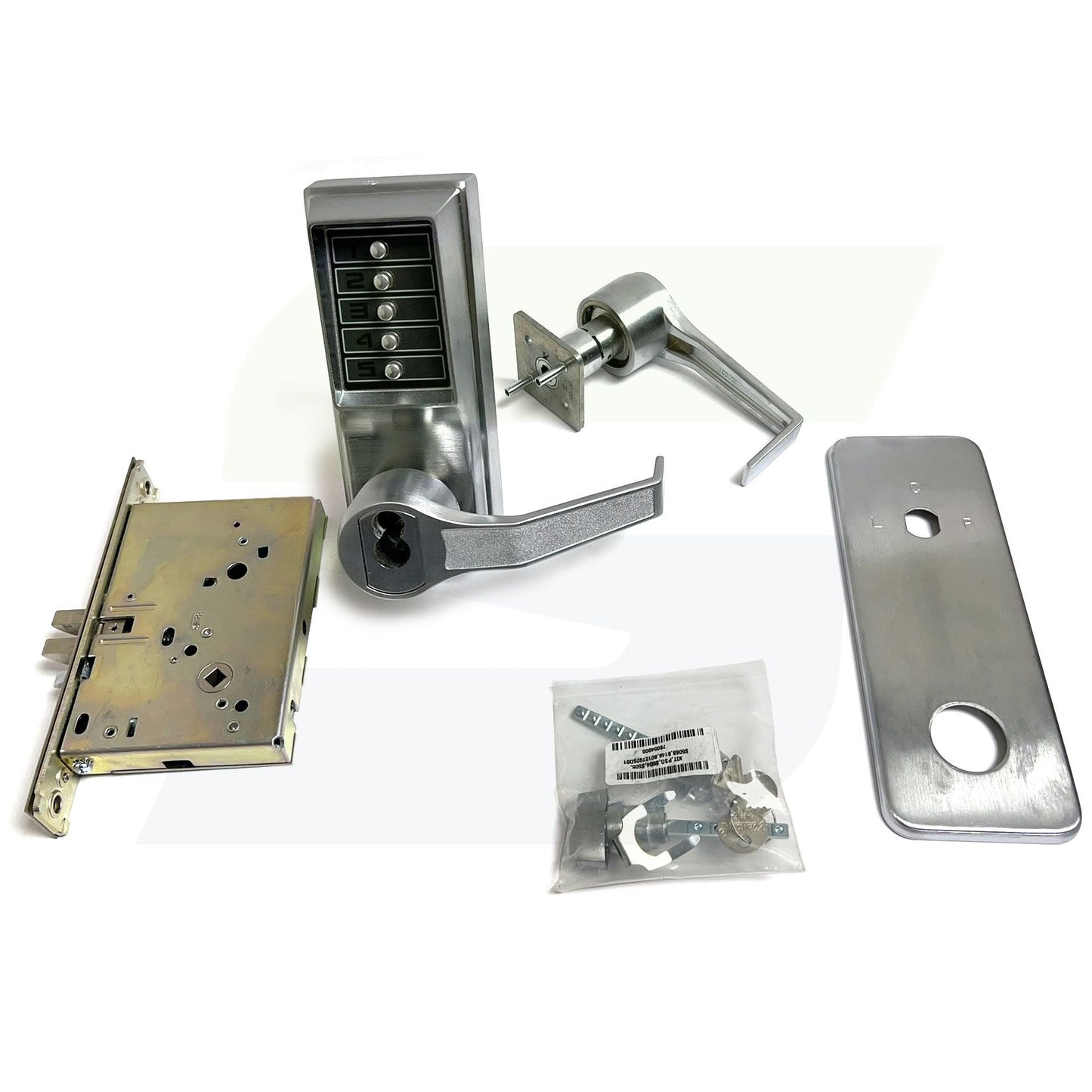 Simplex 8100 - Right Hand Reverse Mechanical Pushbutton Lever Mortise Combination Entry Lock