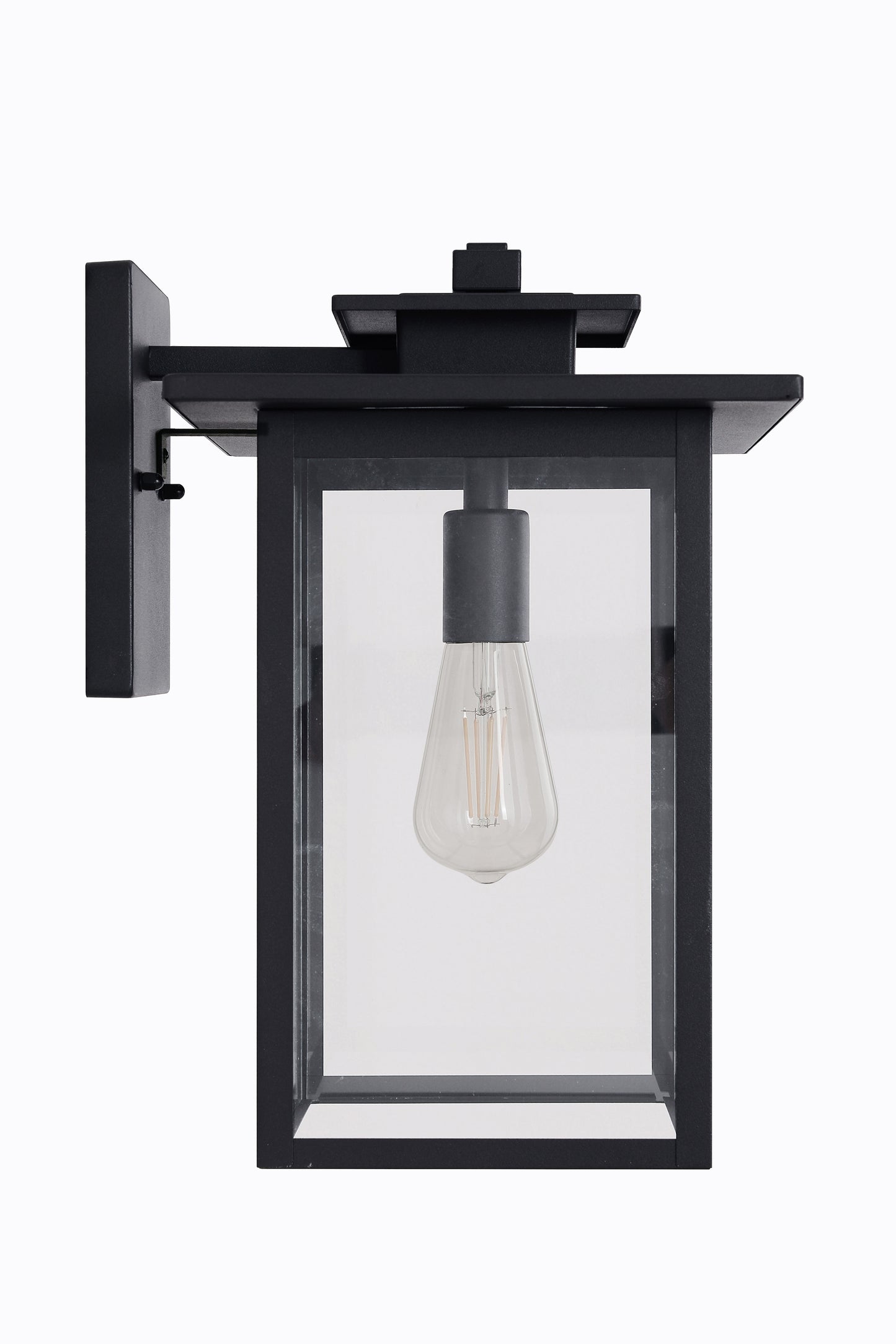 ZA7024-TB - Rock Creek 1 Light 15" High Outdoor Wall Lantern - Textured Black