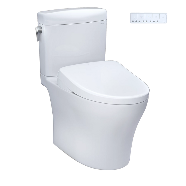 MW4364726CEMFGN#01 - Two-Piece Aquia Iv Cube with Washlet+ - Cotton White