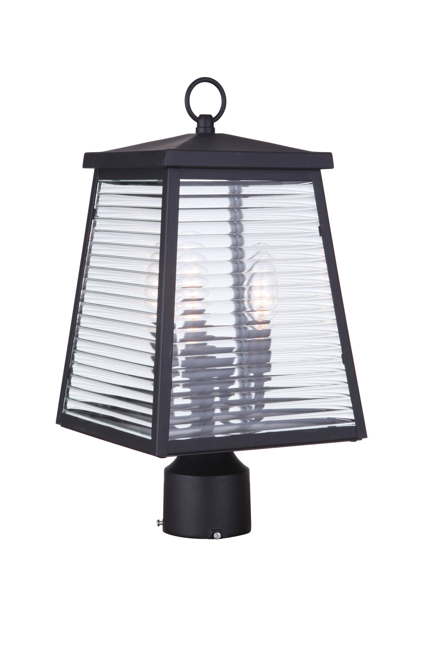 ZA4115-MN - Armstrong 3 Light 16" High Post Mount - Midnight