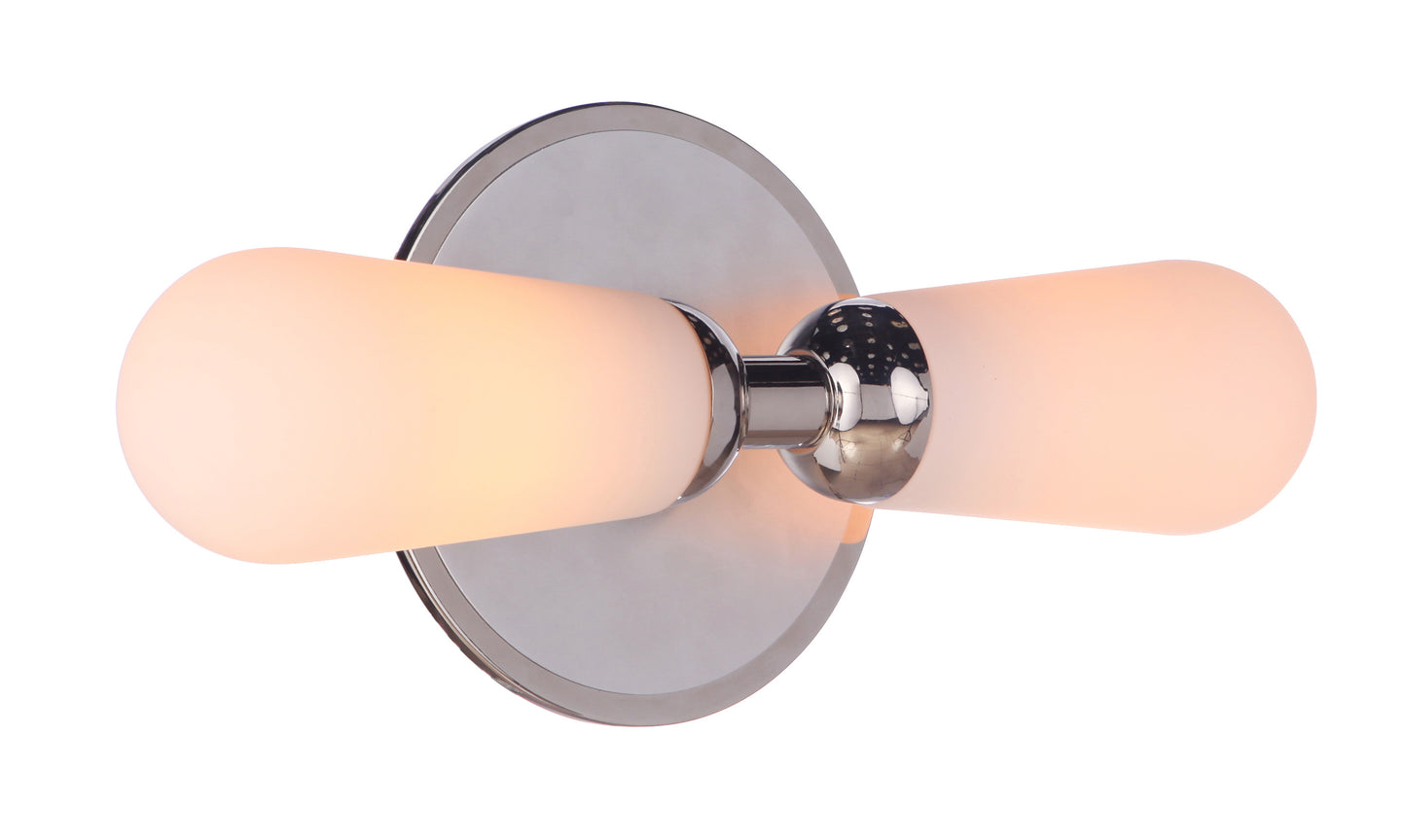 13116BNKPLN2 - Riggs 2 Light 16" Wide Vanity Light - Brushed Polished Nickel / Polished Nickel