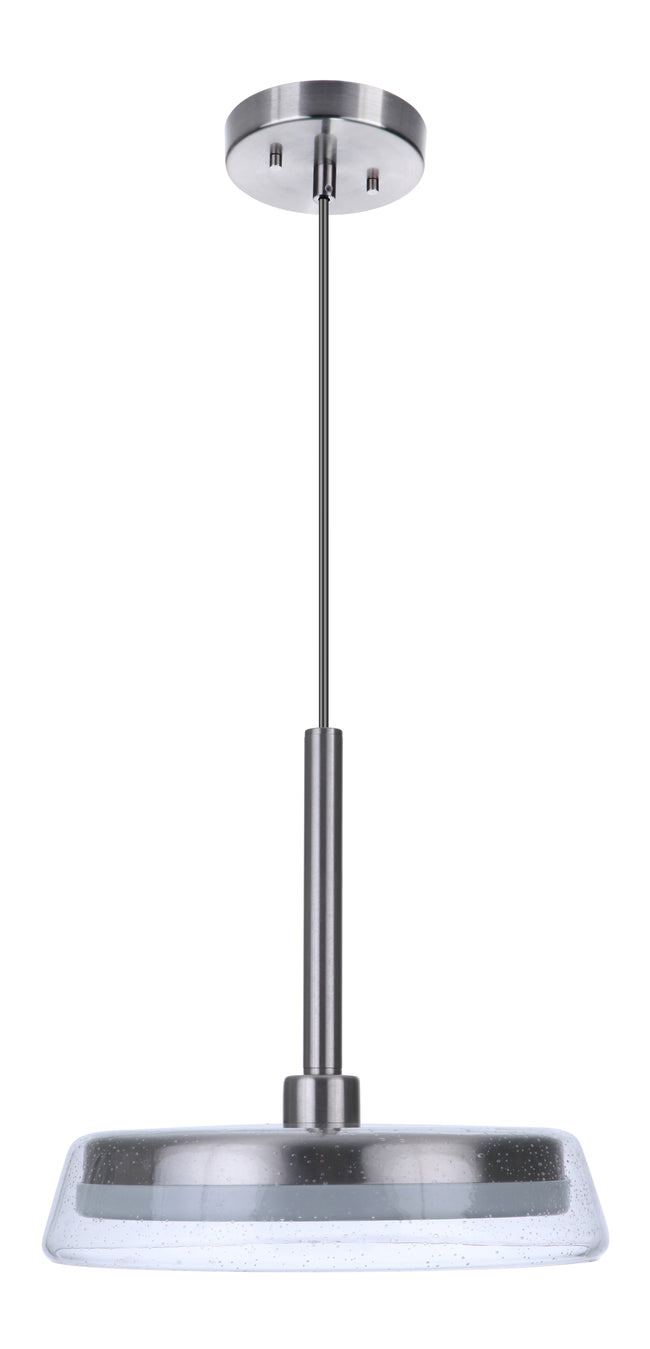 55192-BNK-LED - Centric 1 Light 14" Wide Pendant - Brushed Nickel