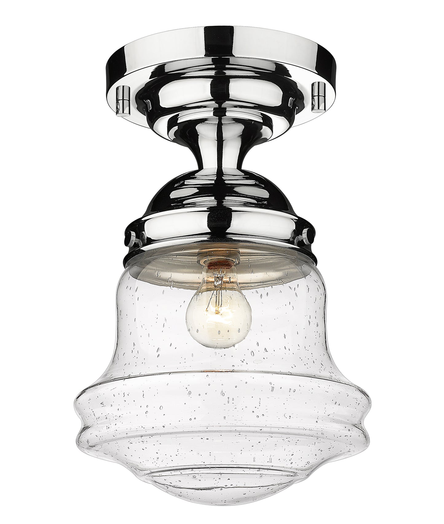 736F10-CH - Vaughn 1 Light Flush 10" Mount - Chrome