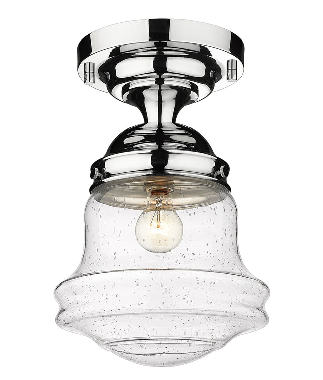 736F10-CH - Vaughn 1 Light Flush 10" Mount - Chrome