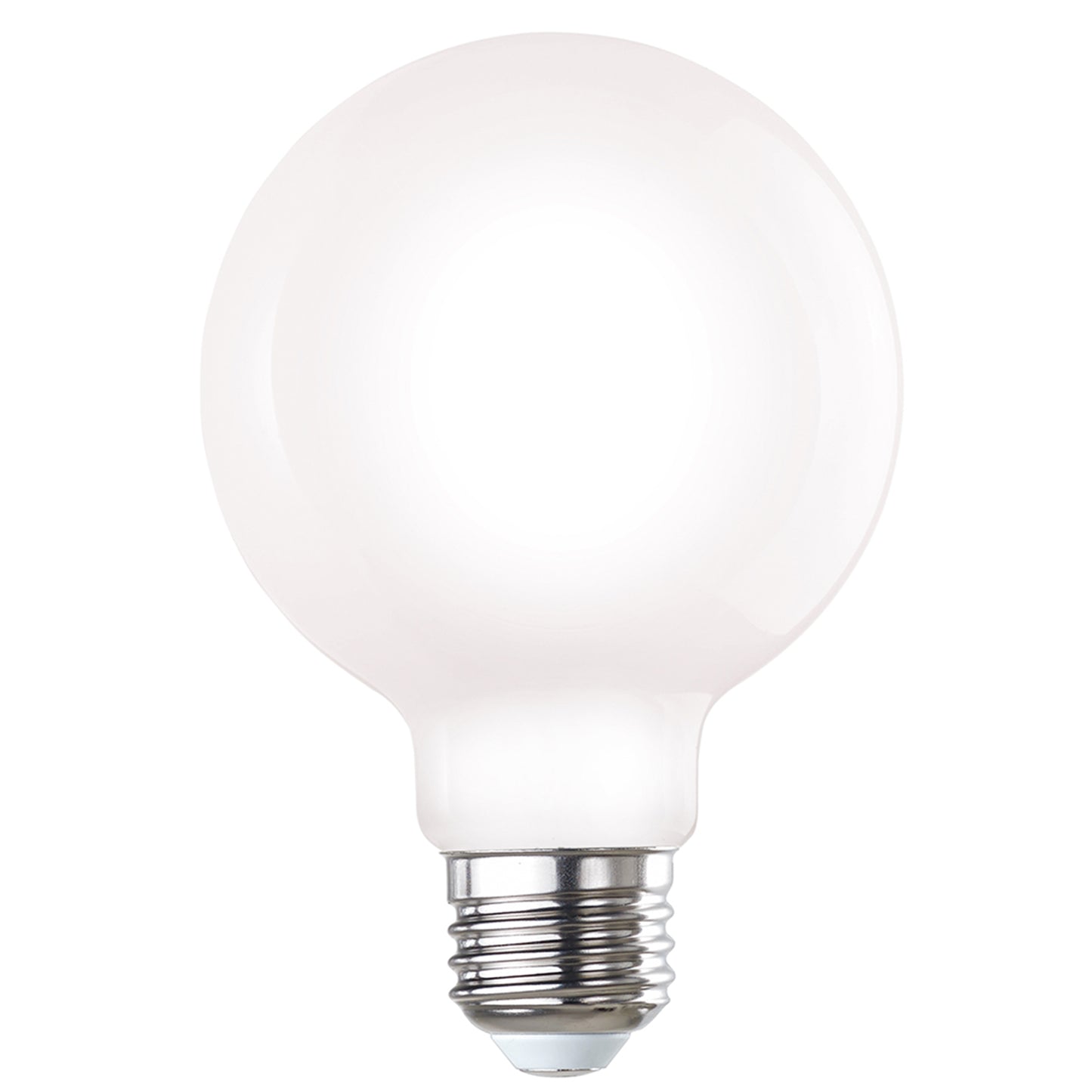 776218 - Dimmable Milky G25 LED Light Bulb - 7 Watt - 2700K - 8 Pack
