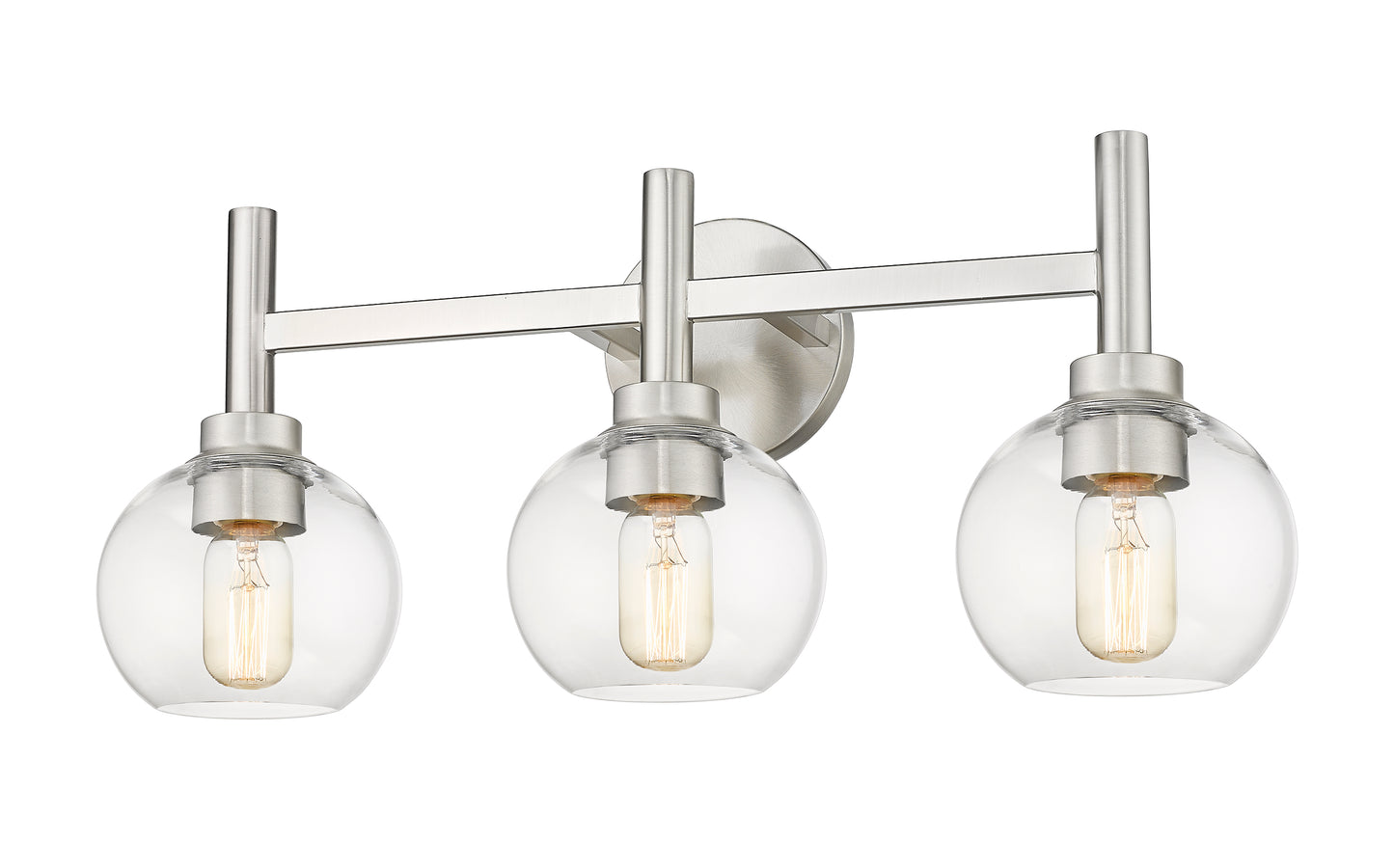 7502-3V-BN - Sutton 3 Light 24" Vanity - Brushed Nickel