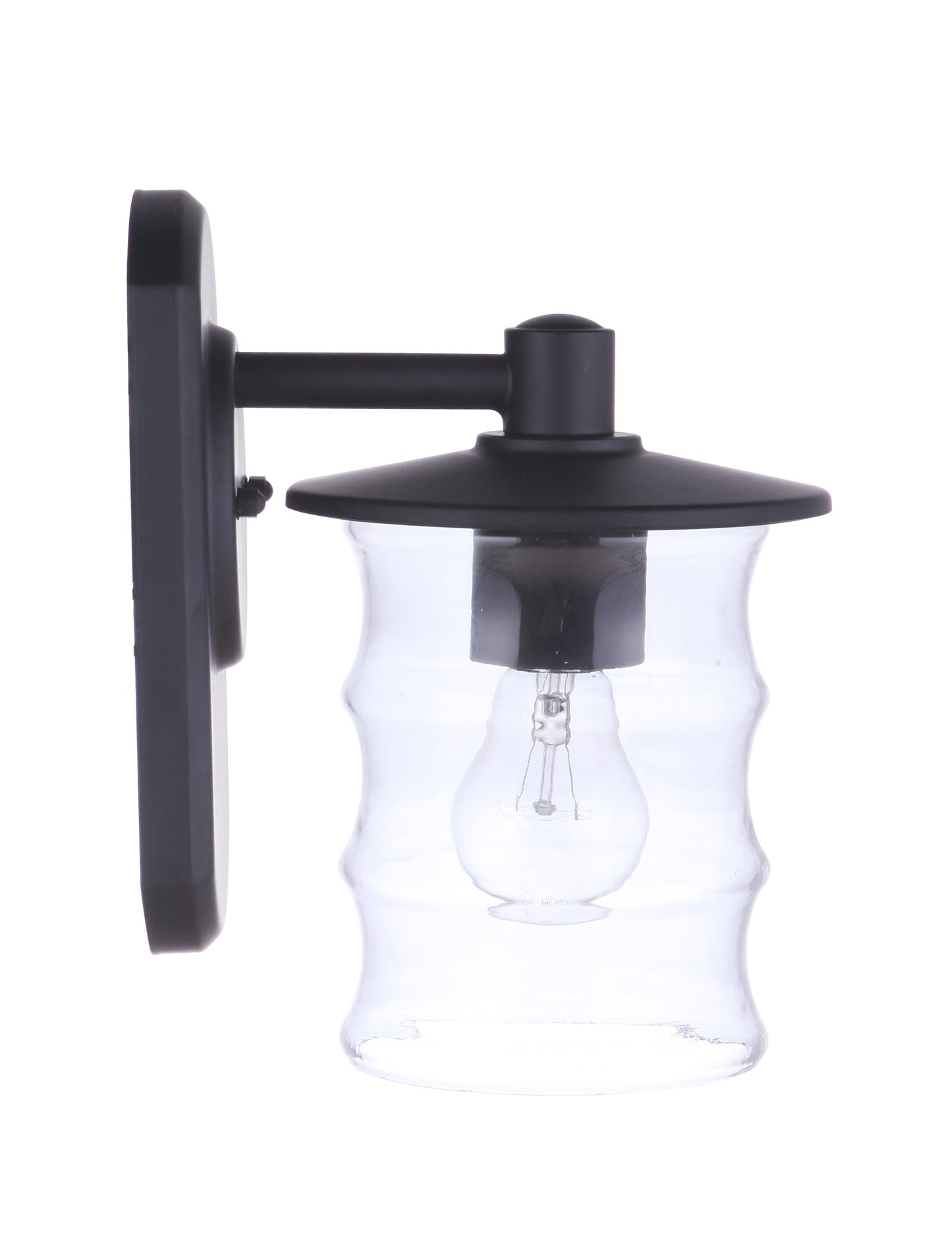 ZA3604-MN - Canon 1 Light 9.88" High Outdoor Wall Lantern - Midnight