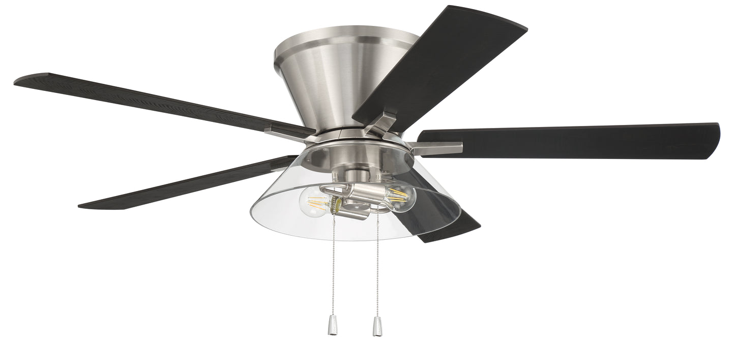 IST52BNK5 - Insight 52" 5 Blade Ceiling Fan with Light Kit - Brushed Nickel