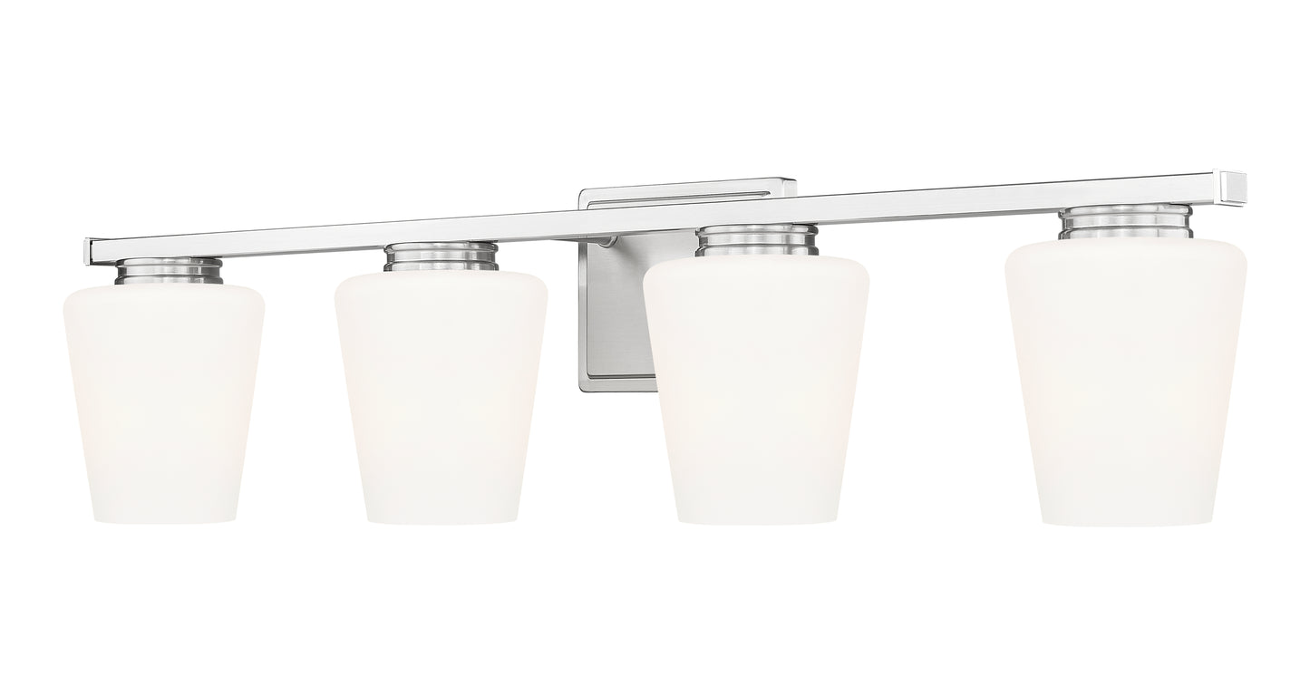 7703-4V-BN - Nextra 4 Light 32" Vanity - Brushed Nickel