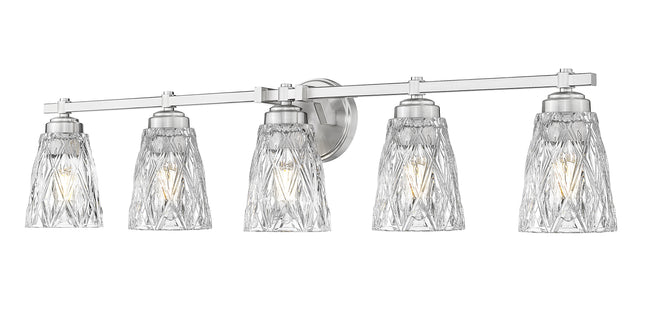 1960-5V-BN - Andree 5 Light 40" Vanity - Brushed Nickel