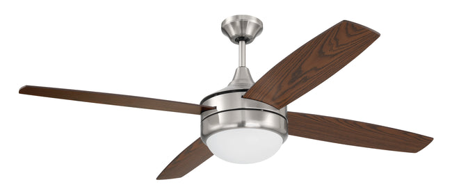 PHZ52BNK4 - Phaze II 4- Blade 52" 4 Blade Ceiling Fan with Light Kit - Brushed Nickel