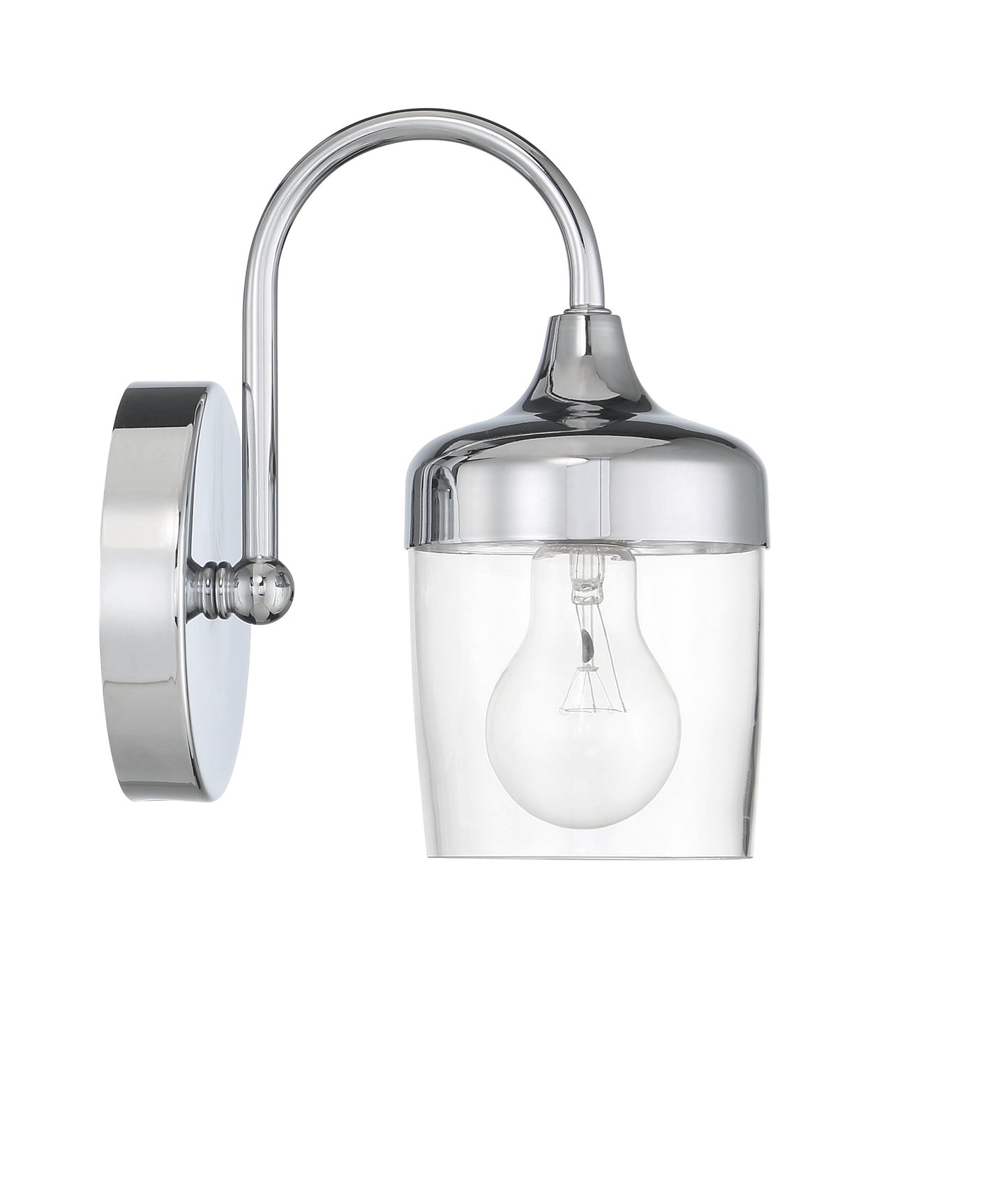 58101-CH - Wrenn 1 Light 9.13" High Wall Sconce - Chrome