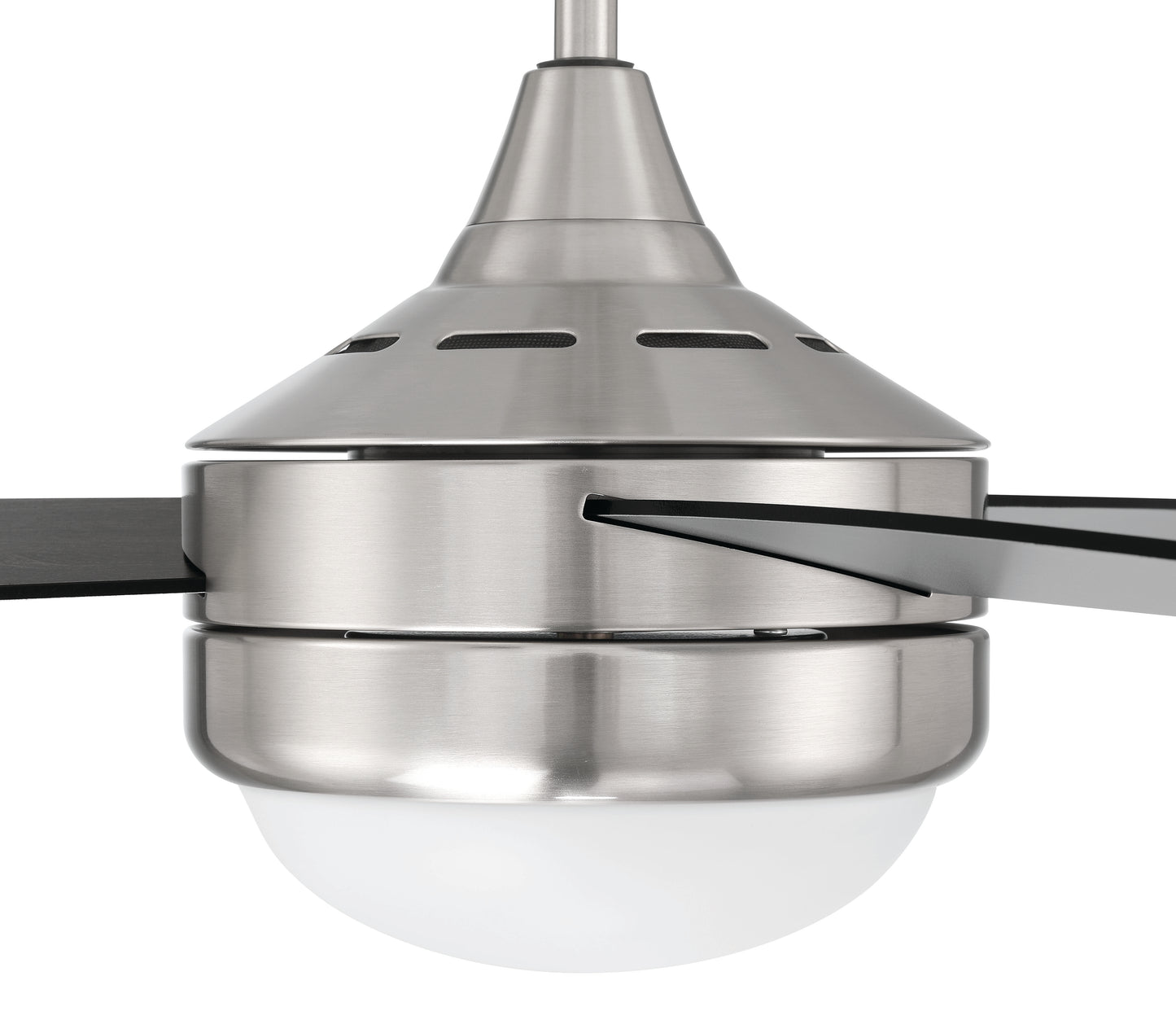 PHZ52BNK3-BNGW - Phaze II 3-Blade 52" 3 Blade Ceiling Fan with Light Kit - Brushed Nickel