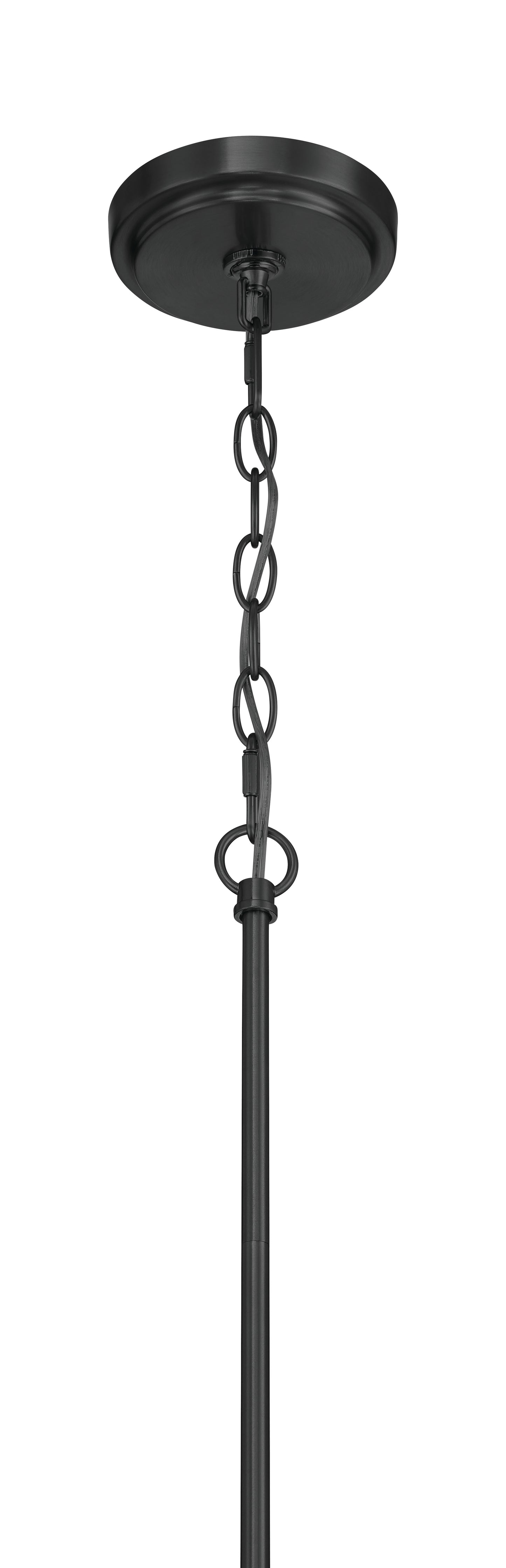 61226-FB - Reflection 6 Light 36" Wide Chandelier - Flat Black
