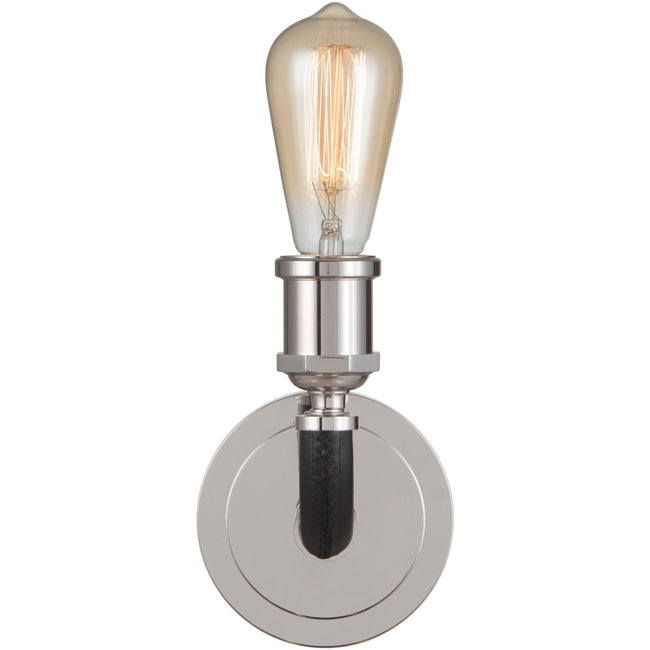 48161-PLN - Huxley 1 Light 13.4" High Wall Sconce - Polished Nickel