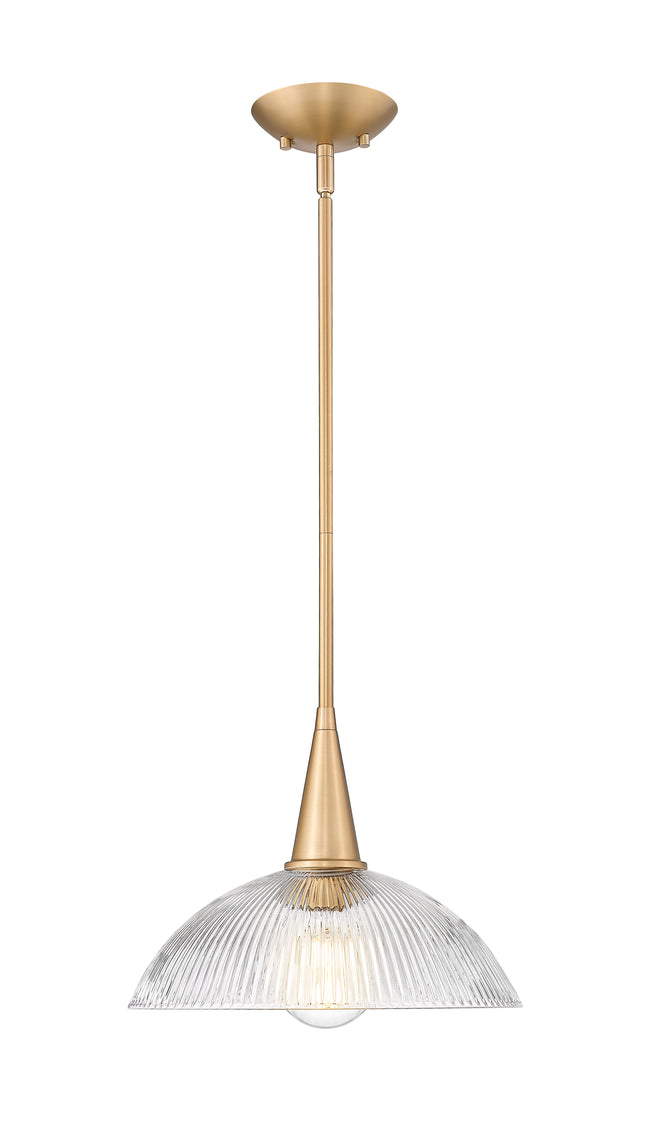 3051P12-MGLD - Lunelle 1 Light 12" Pendant - Modern Gold