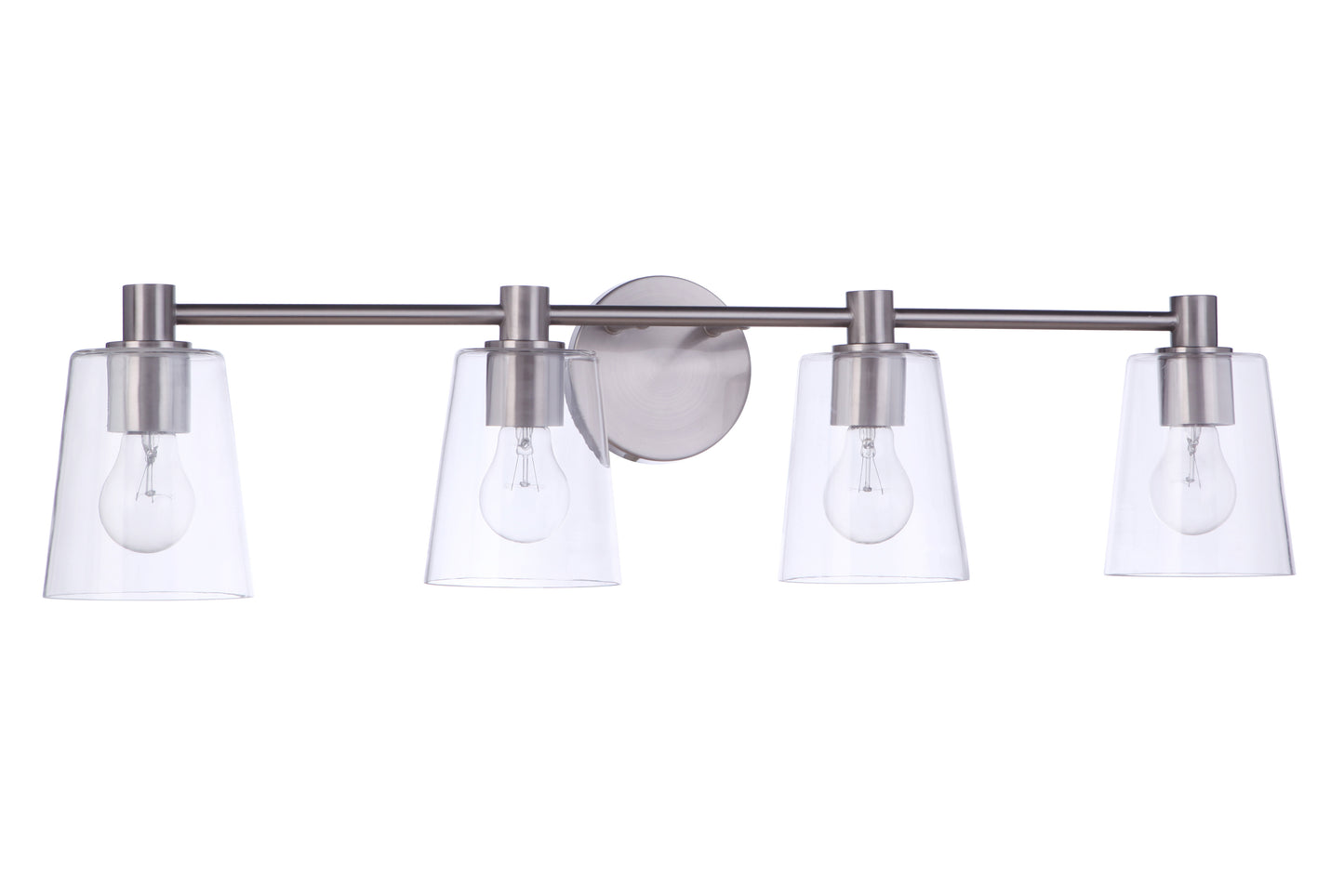 12633BNK4 - Emilio 4 Light 33" Wide Vanity Light - Brushed Nickel