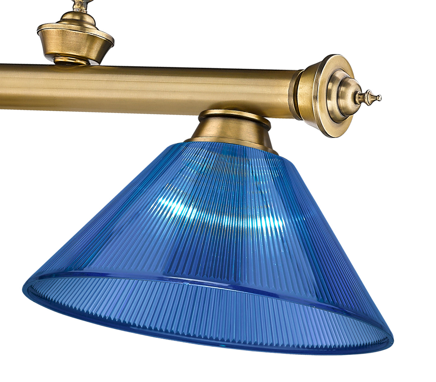 2306-3RB-ARDB - Cordon 3 Light 57" Billiard - Rubbed Brass