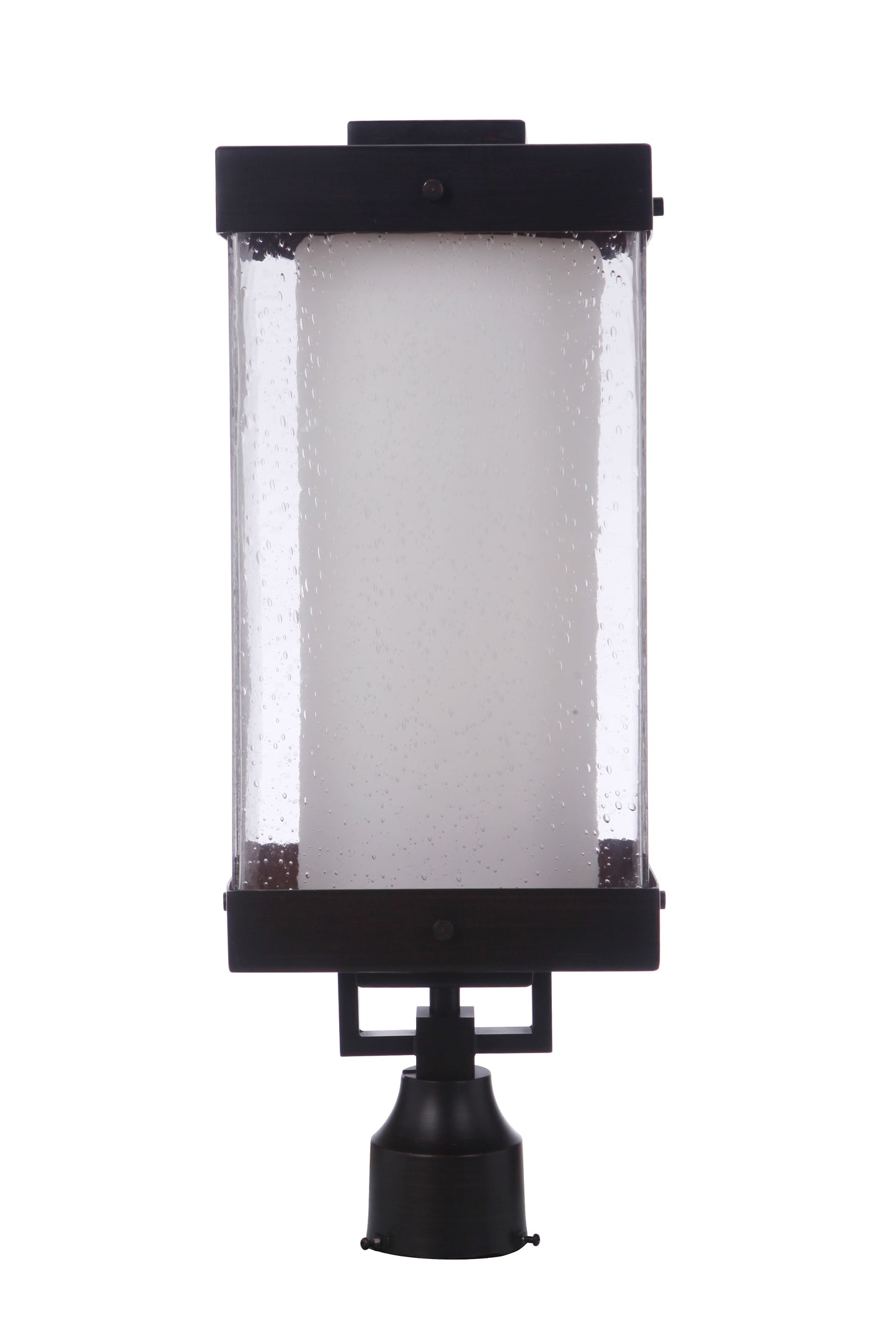 ZA5625-MN - Hayner 1 Light 23" High Post Mount - Midnight