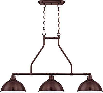 35973-ABZ - Timarron 3 Light 11" Wide Island Light - Aged Bronze Brushed